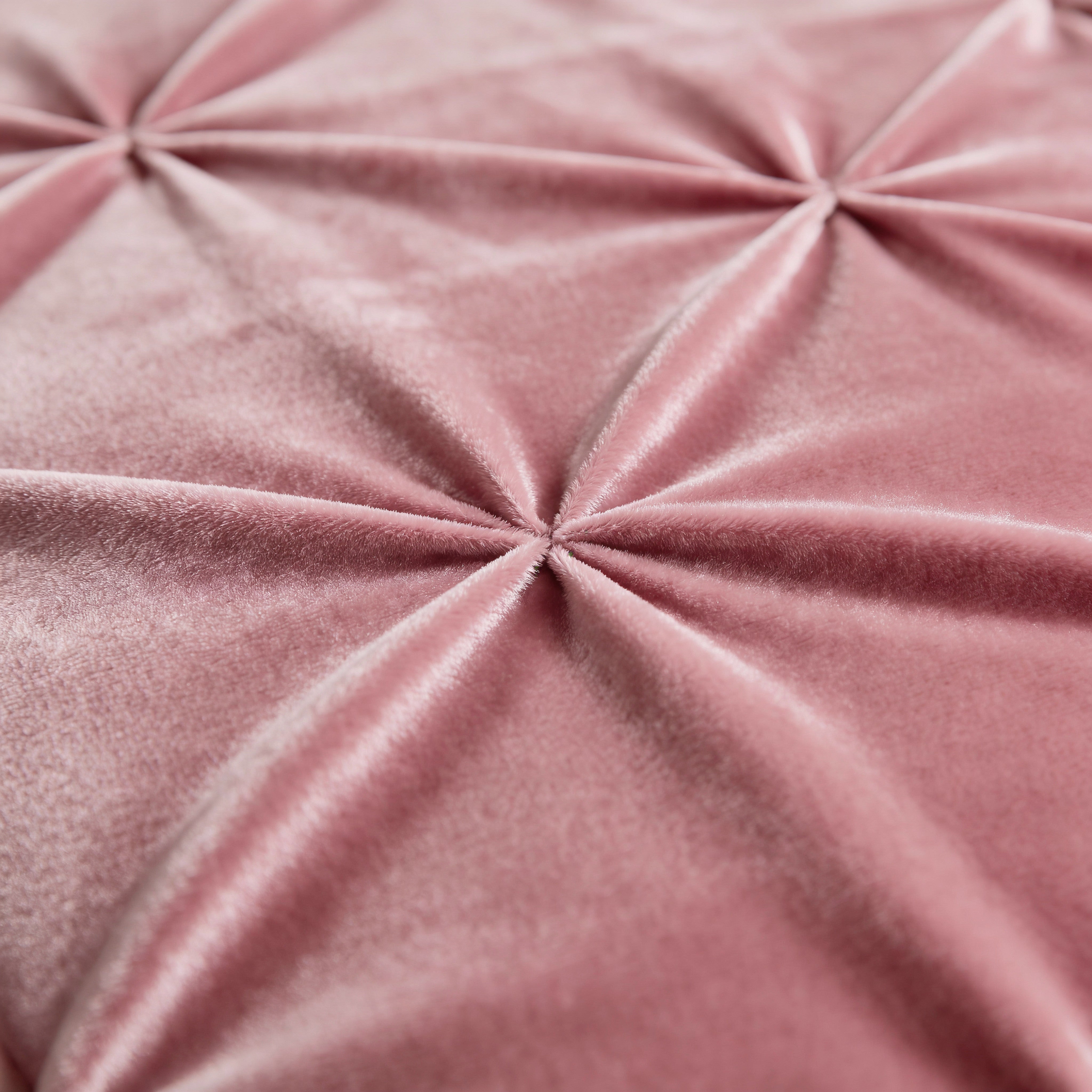 Sleeptime Dekbed en Overtrek in 1 – Velvet Pintuck – Roze - Dromen & Wonen