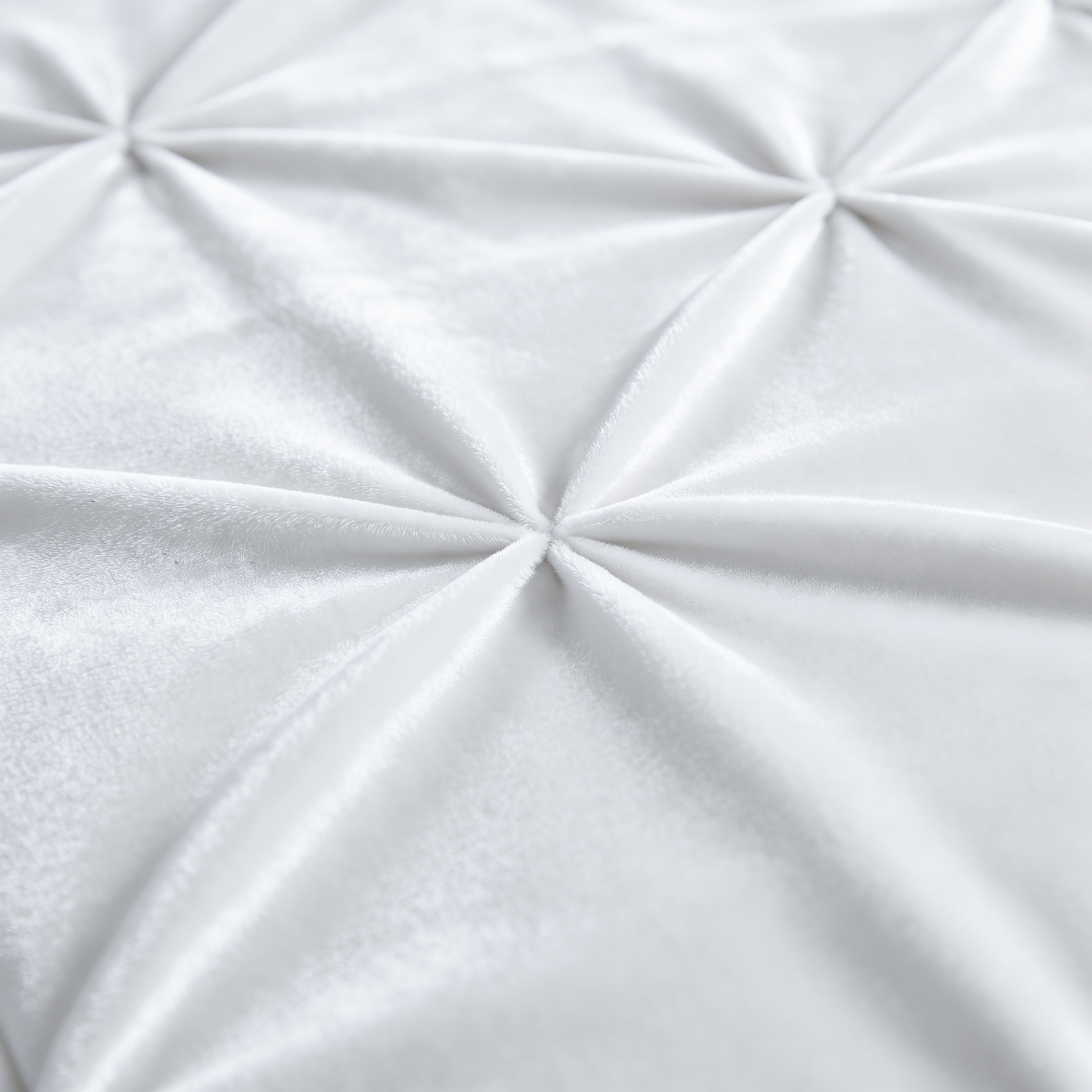 Sleeptime Dekbed en Overtrek in 1 – Velvet Pintuck – Wit - Dromen & Wonen
