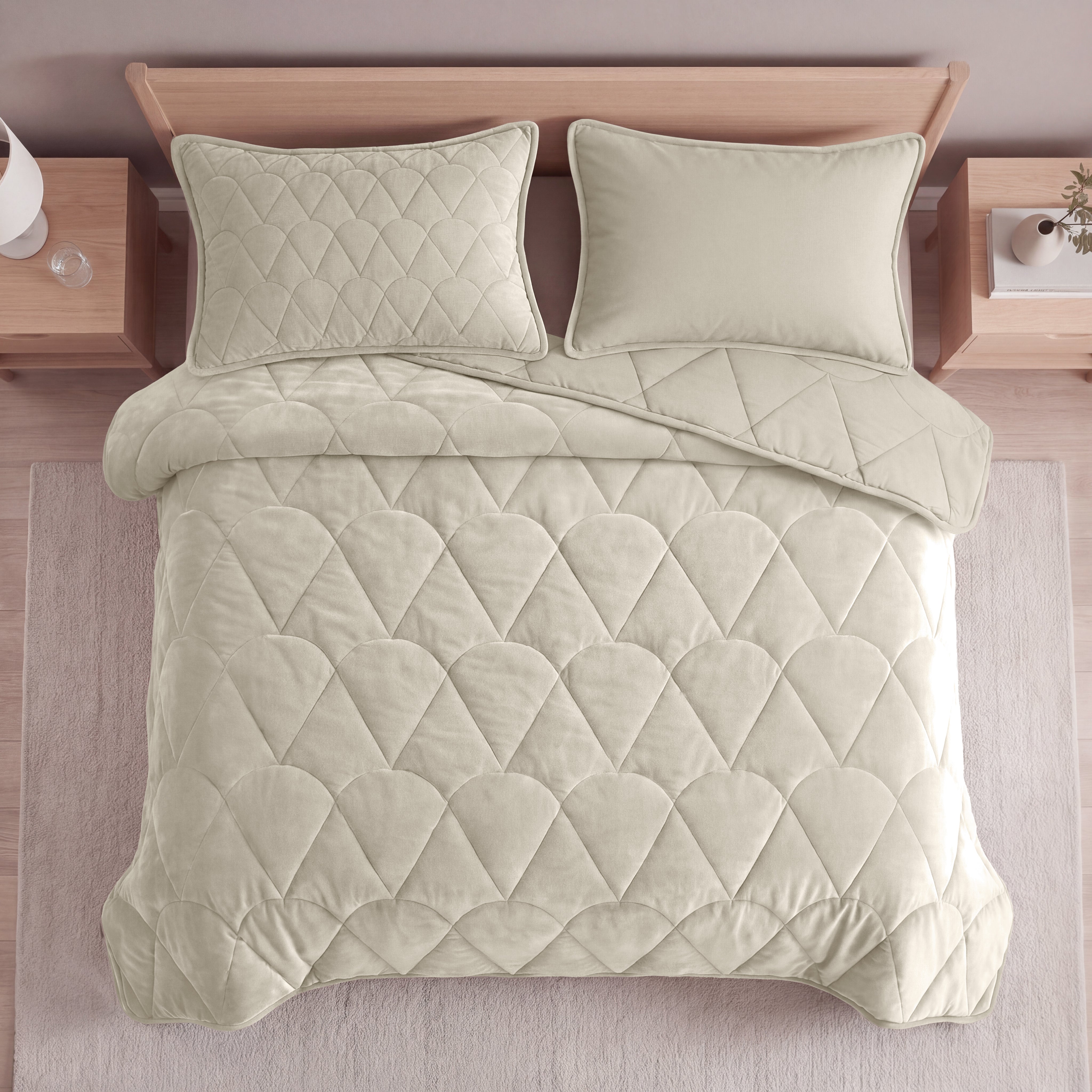 Sleeptime Dekbed en Overtrek in 1 - Velvet - Taupe - Dromen & Wonen