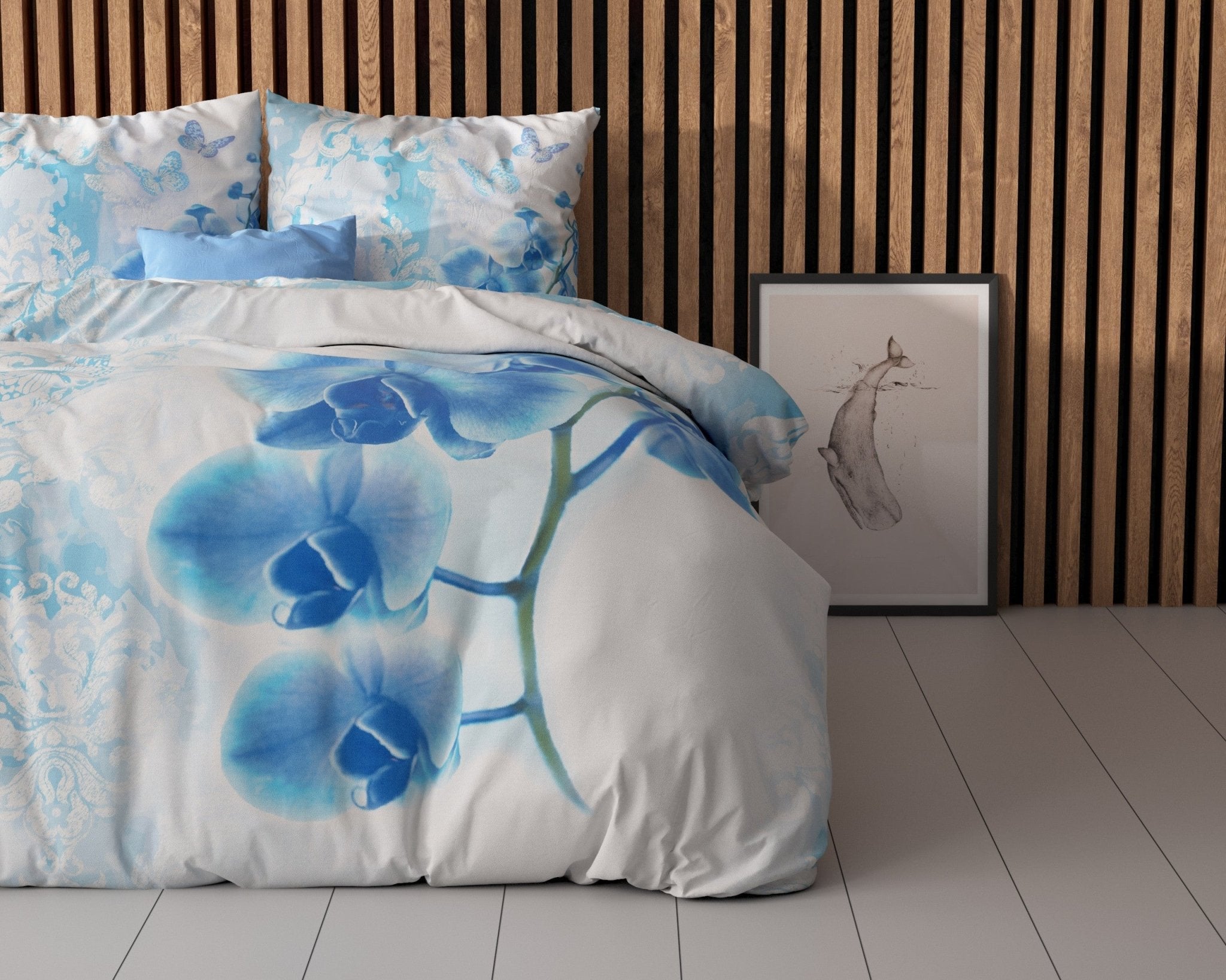 Sleeptime Dream Orchid Turquoise Dekbedovertrek - Dromen & Wonen