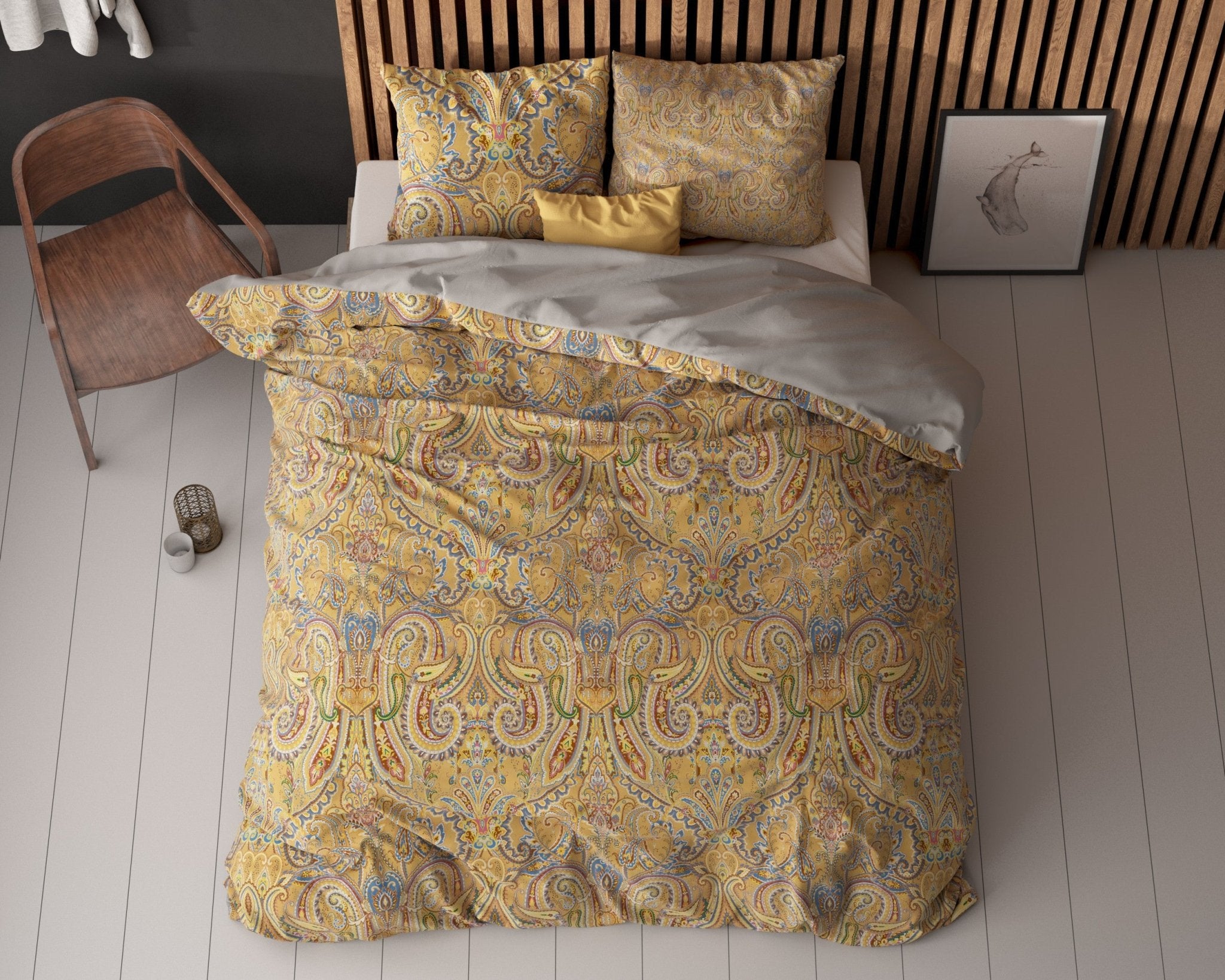 Sleeptime Emeline Goud Dekbedovertrek - Dromen & Wonen