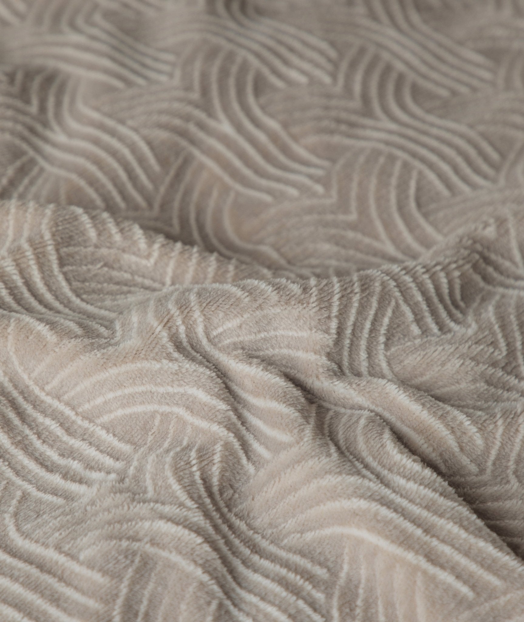 Sleeptime Flanel Art Taupe Dekbedovertrek - Dromen & Wonen