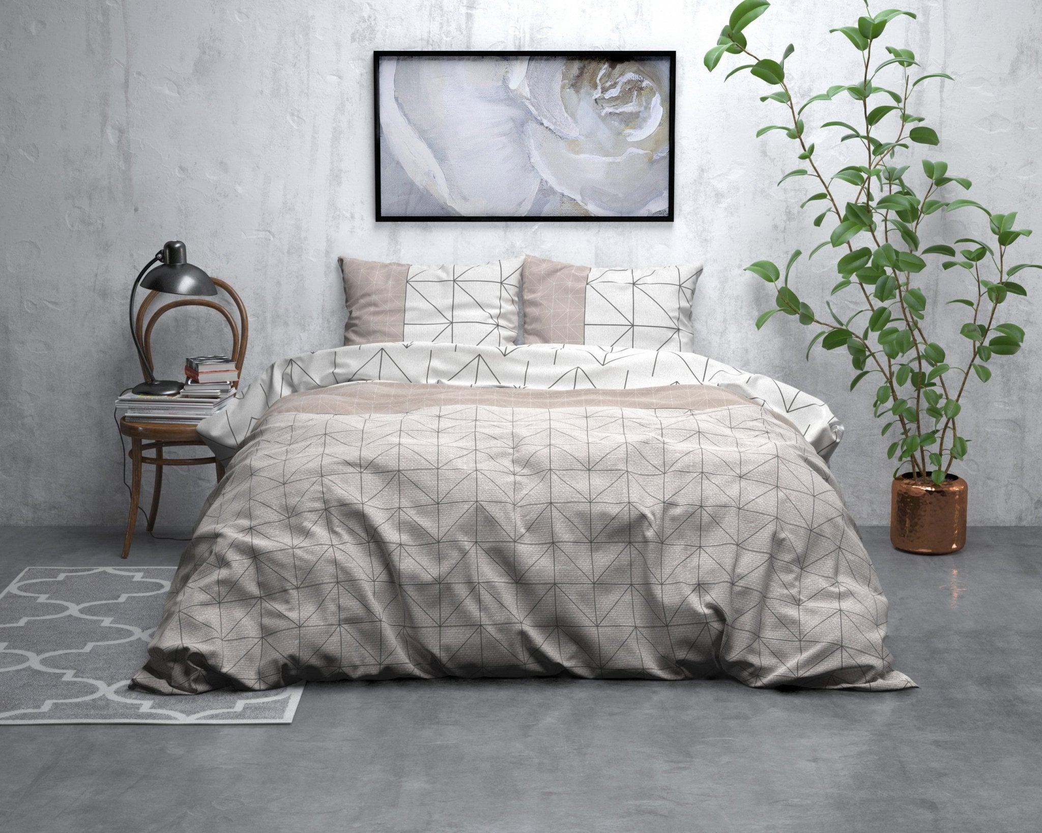 Sleeptime Flanel Gino Flanel Dekbedovertrek - Dromen & Wonen