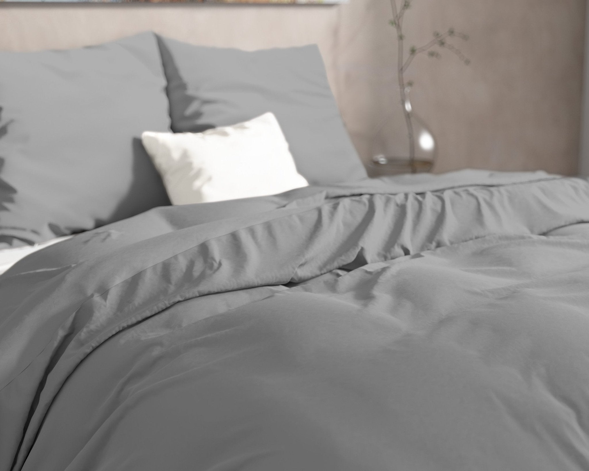 Sleeptime Flanel Mendez Grijs Dekbedovertrek - Dromen & Wonen