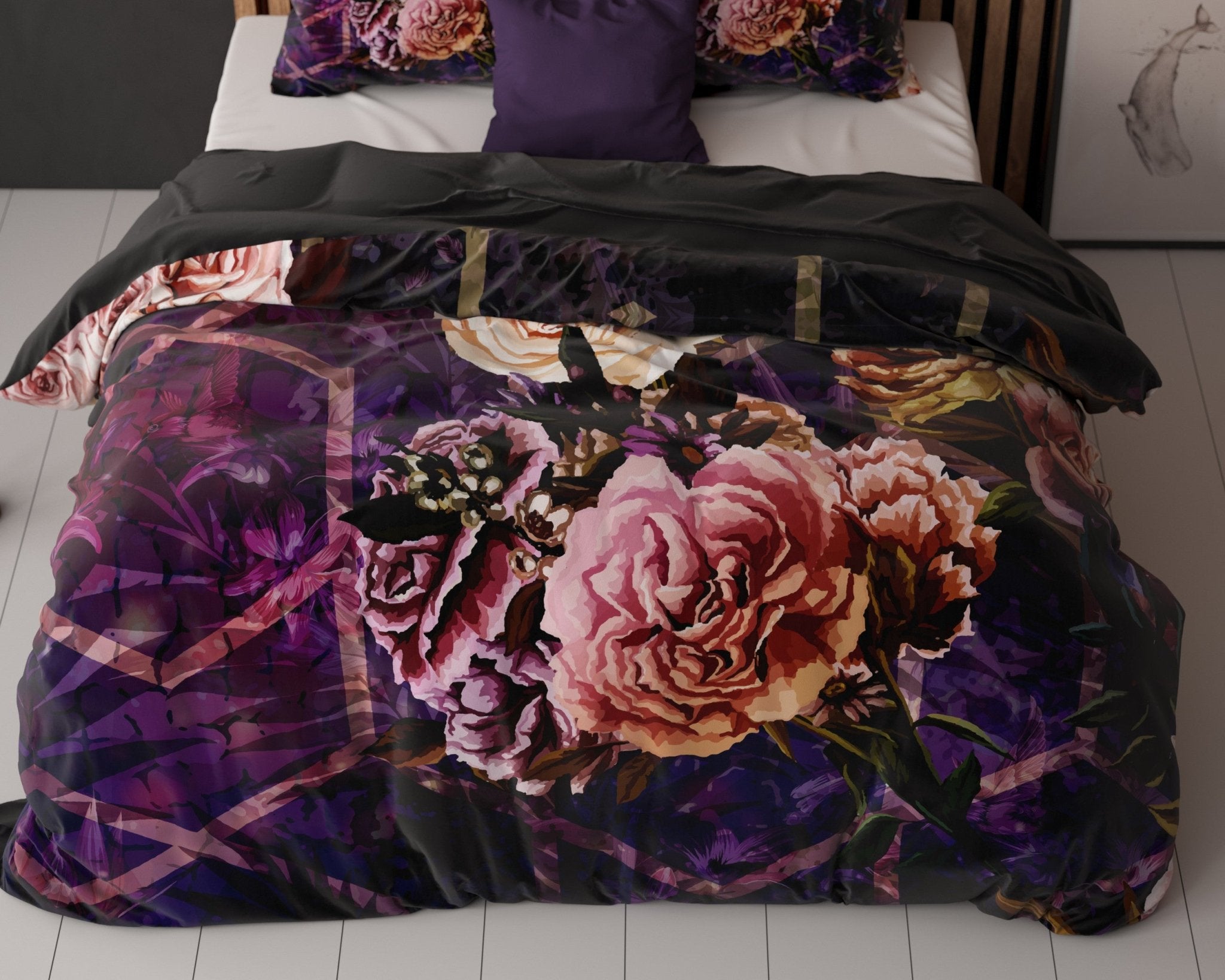 Sleeptime Marise Paars Dekbedovertrek - Dromen & Wonen