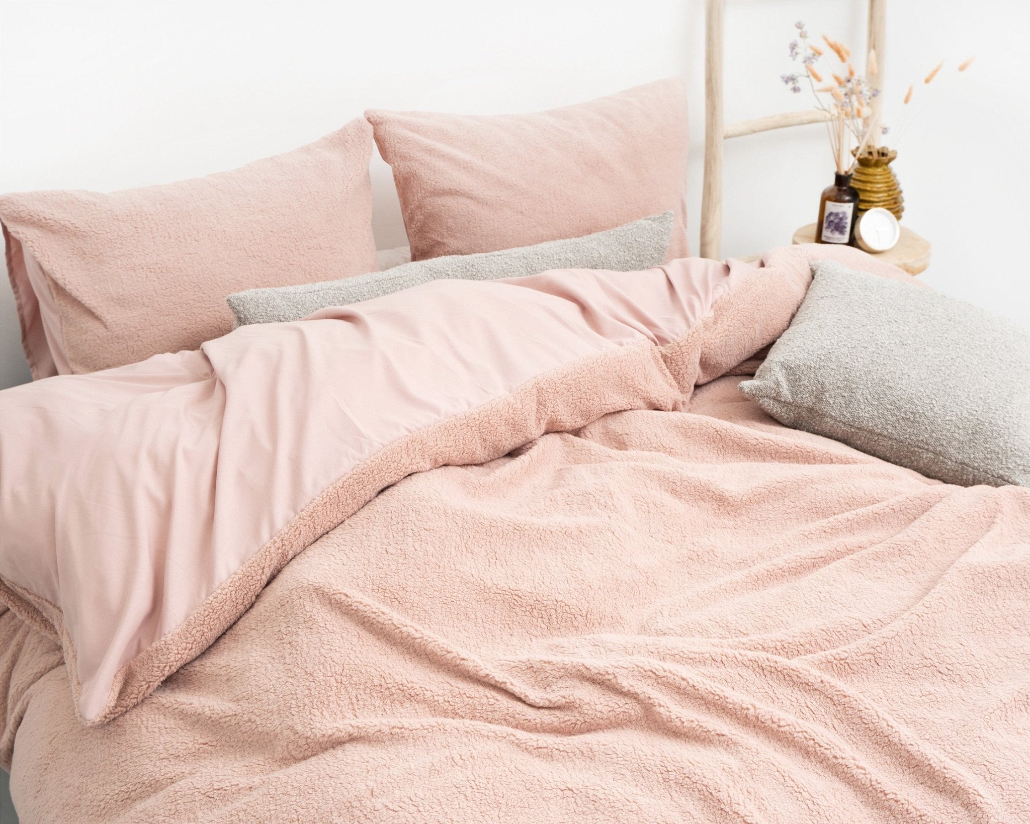Sleeptime Teddy Dekbedovertrek Roze - Dromen & Wonen
