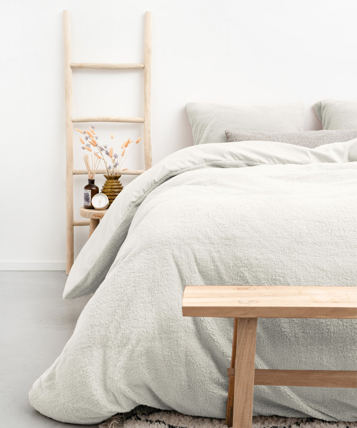 Sleeptime Teddy Dekbedovertrek Wit - Dromen & Wonen