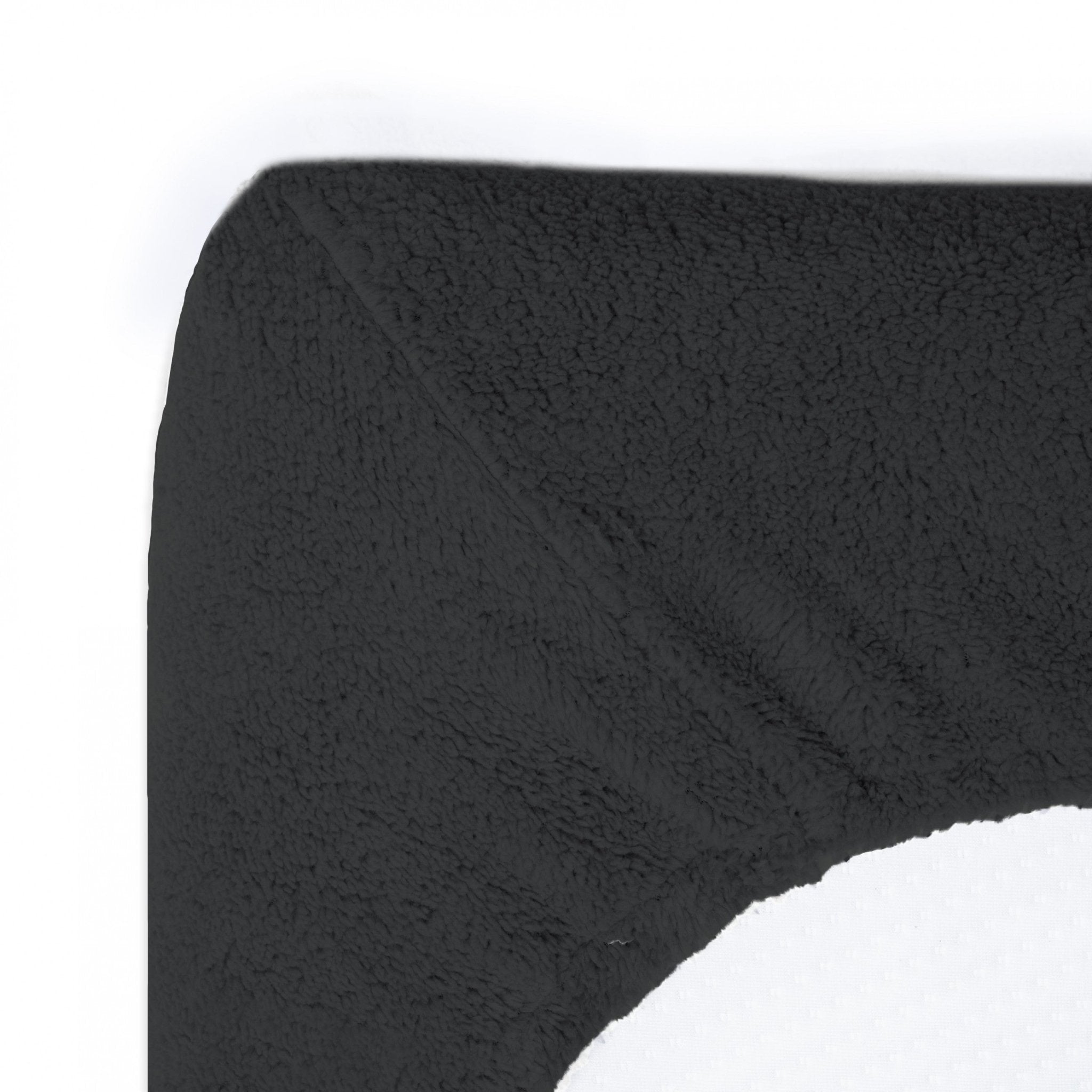 Sleeptime Teddy hoeslaken Antraciet - Dromen & Wonen