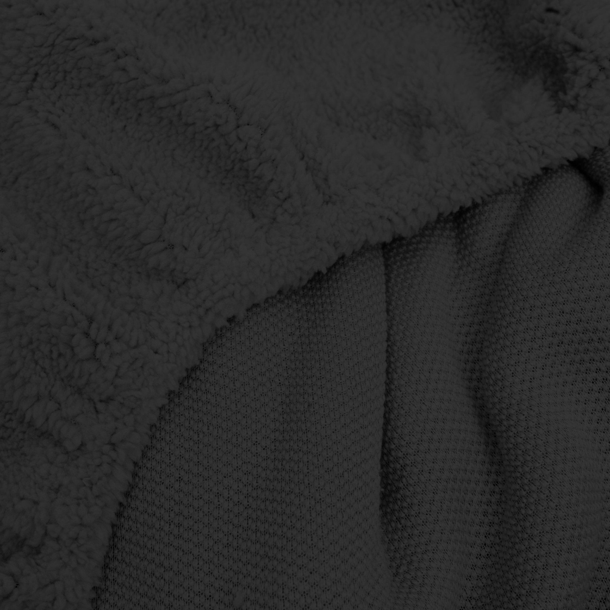 Sleeptime Teddy hoeslaken Antraciet - Dromen & Wonen