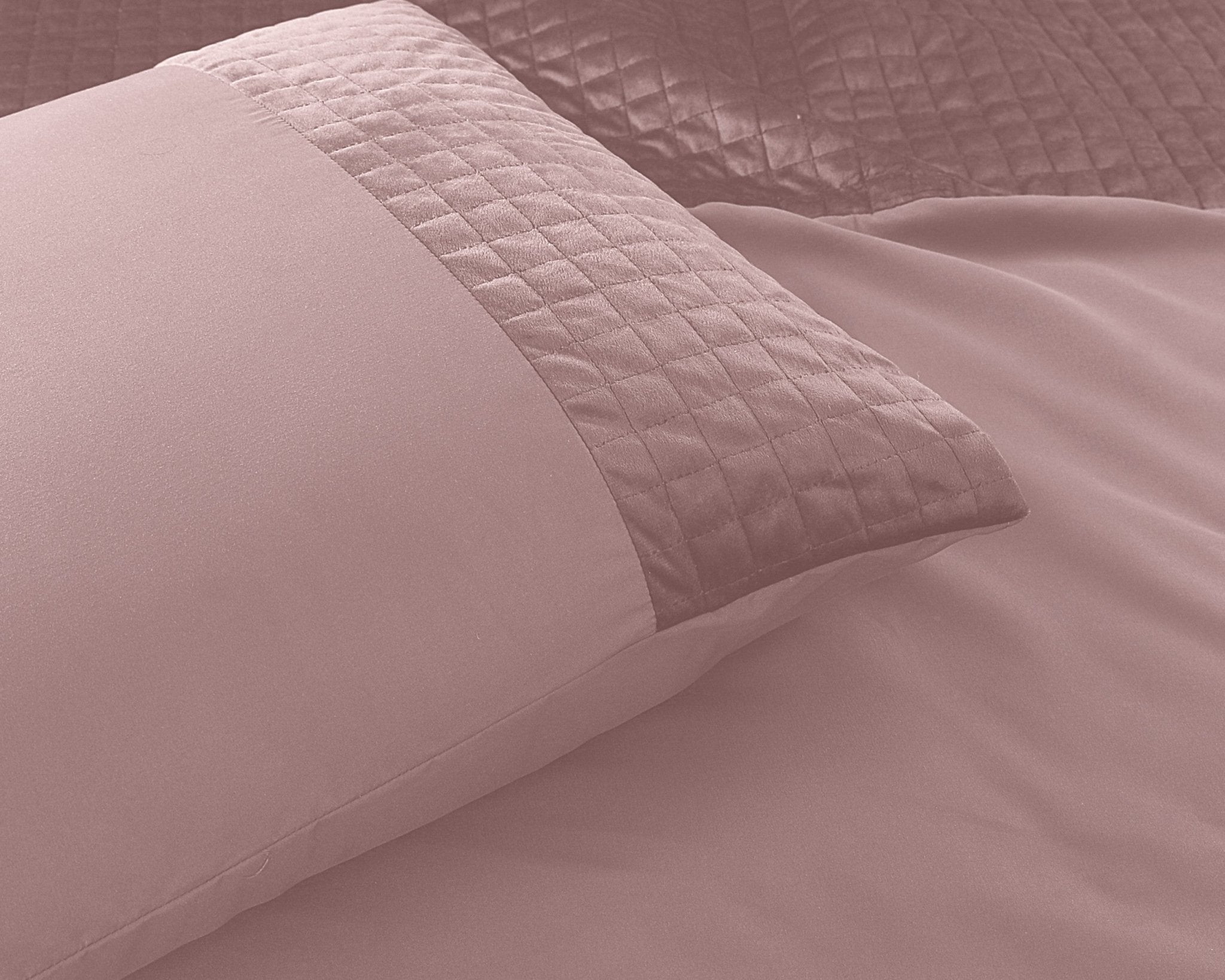 Sleeptime Velvet Band Roze Dekbedovertrek - Dromen & Wonen