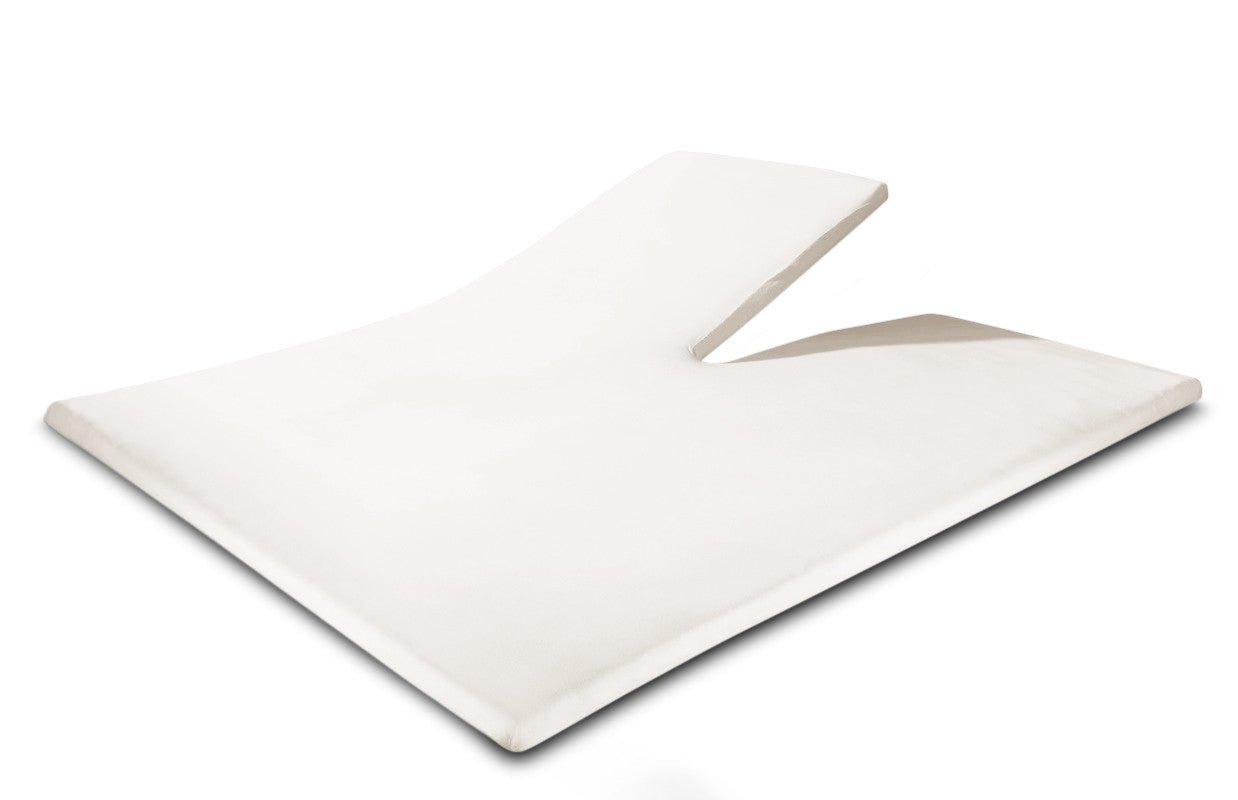 Splittopper Jersey Hoeslaken Creme - Dromen & Wonen