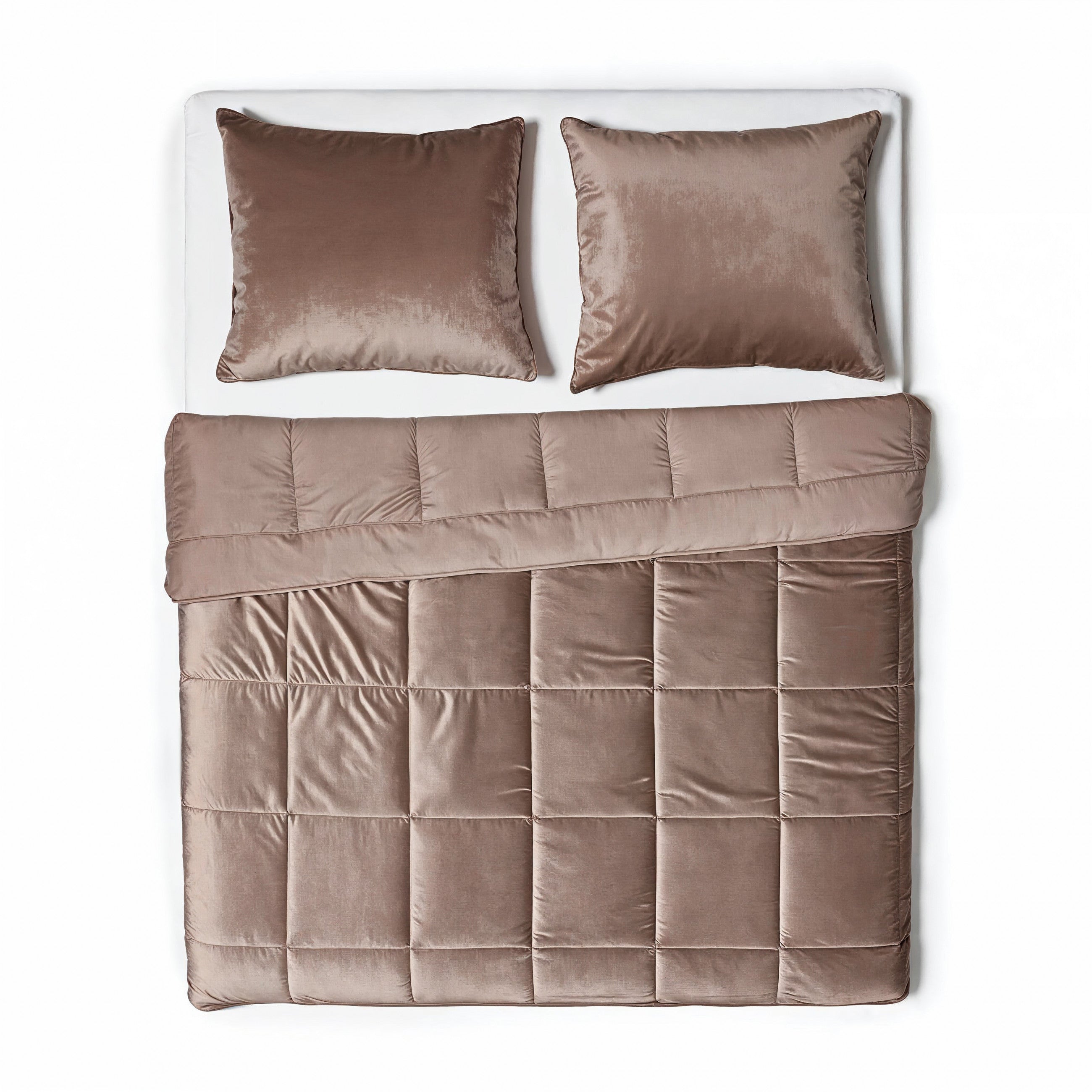 Sleeptime Dekbed en Overtrek in 1 - Velvet - Taupe