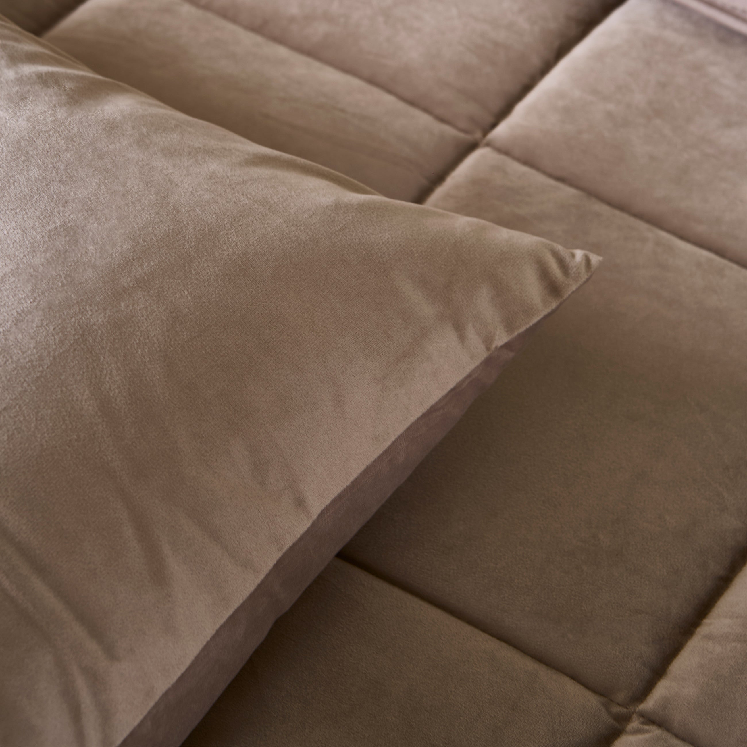 Sleeptime Dekbed en Overtrek in 1 - Velvet - Taupe