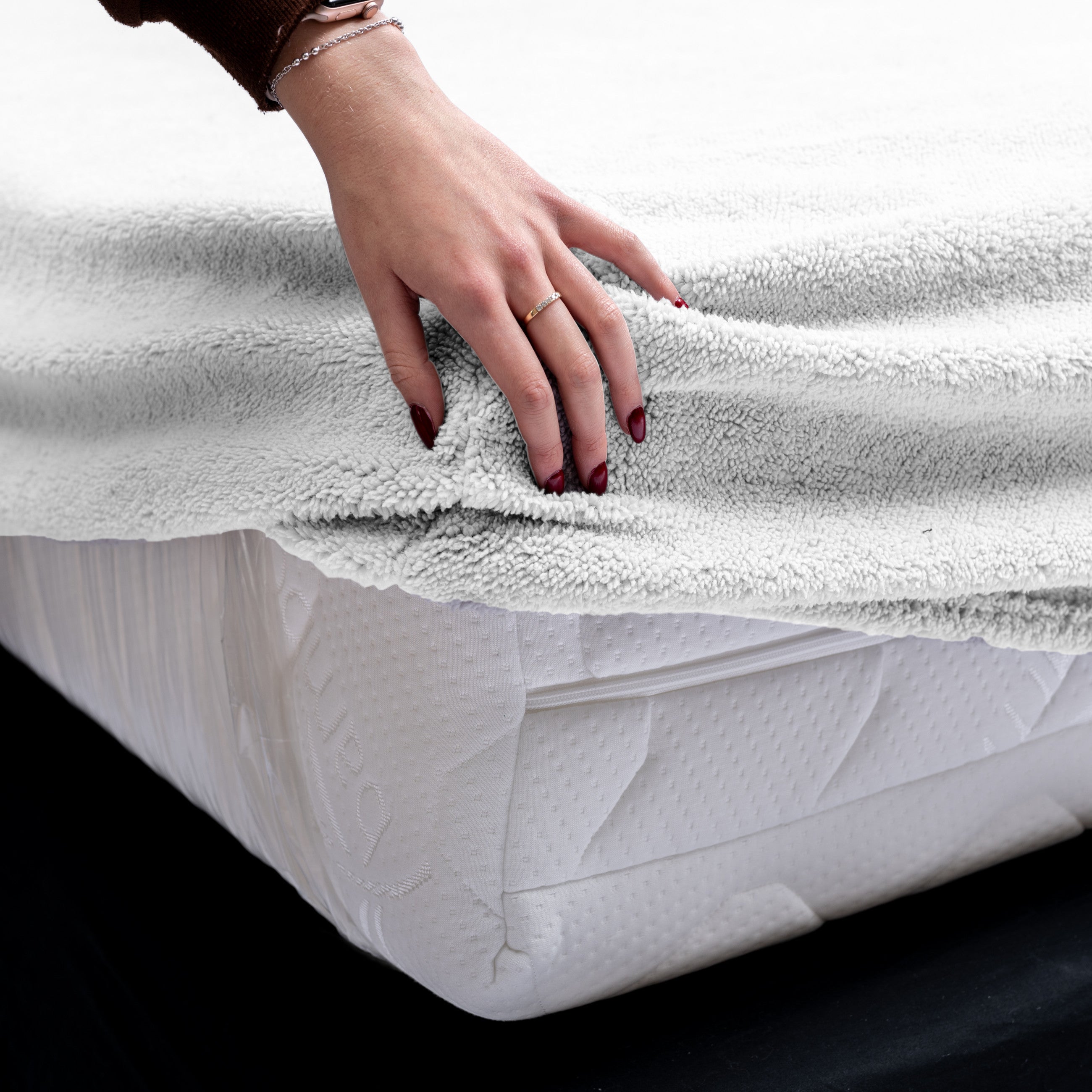 Sleeptime Teddy hoeslaken Wit