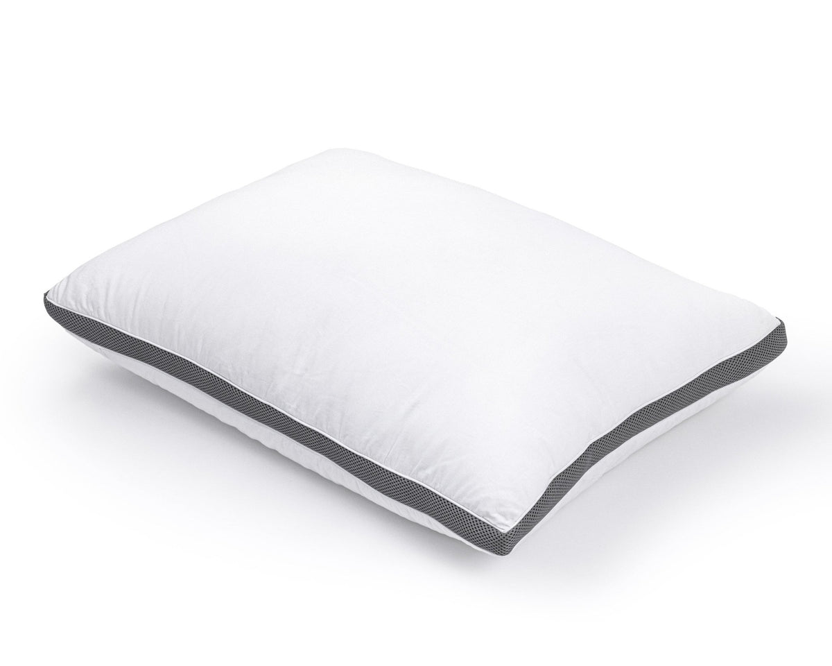 Traagschuim Hoofdkussen 50x70 cm – 3-Kamer Memory Foam & Microgel – Perkal Katoen – Dreamhouse - Dromen & Wonen