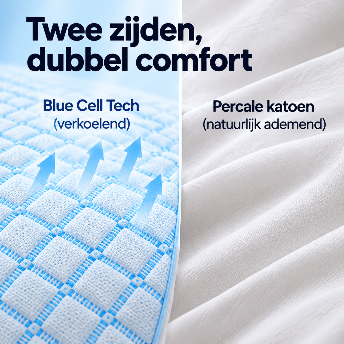 Verkoelend Hoofdkussen met Neksteun – Blue Cell Cooling – Dreamhouse - Dromen & Wonen