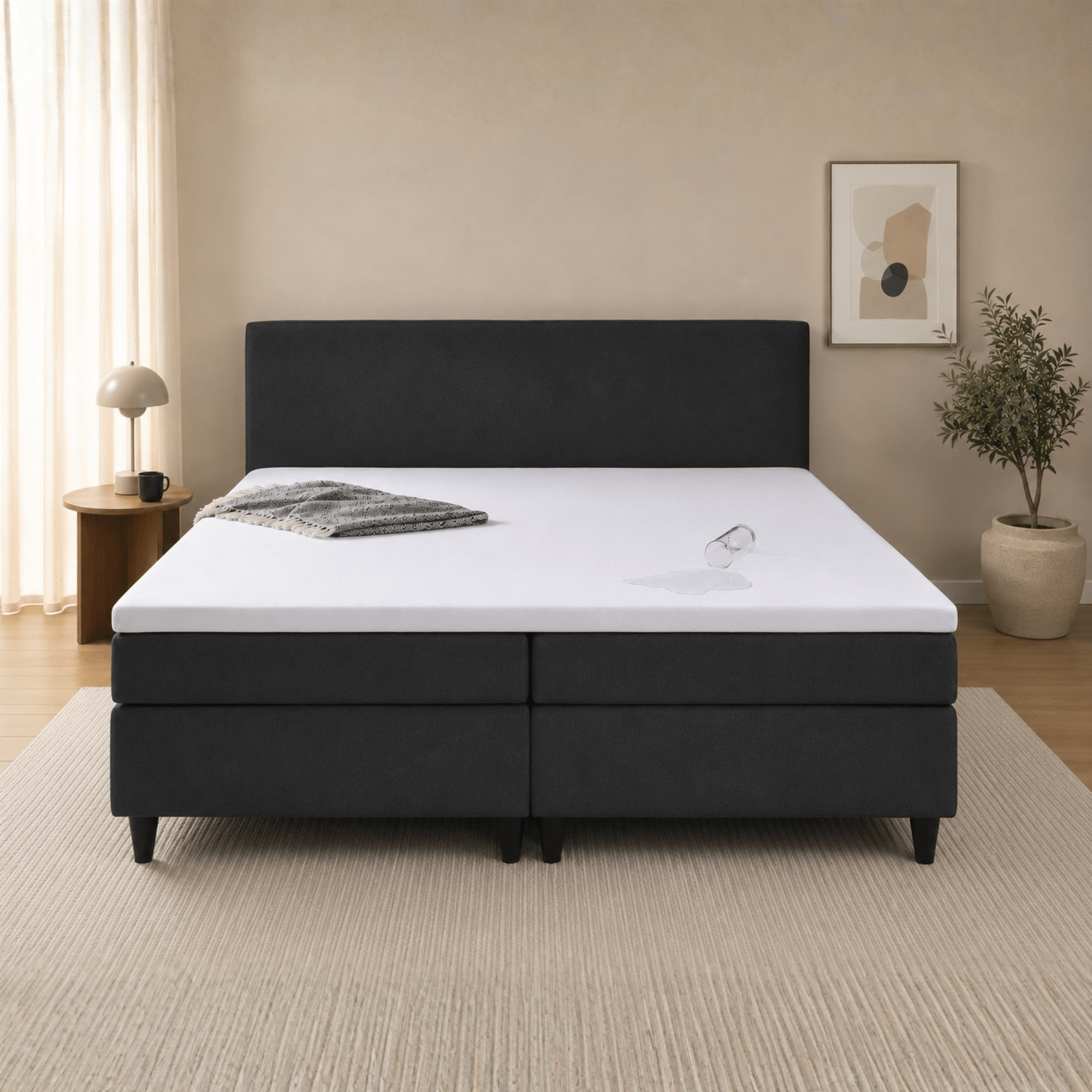 Waterdicht Topper Hoeslaken – Luxe Katoen Molton – Dreamhouse - Dromen & Wonen
