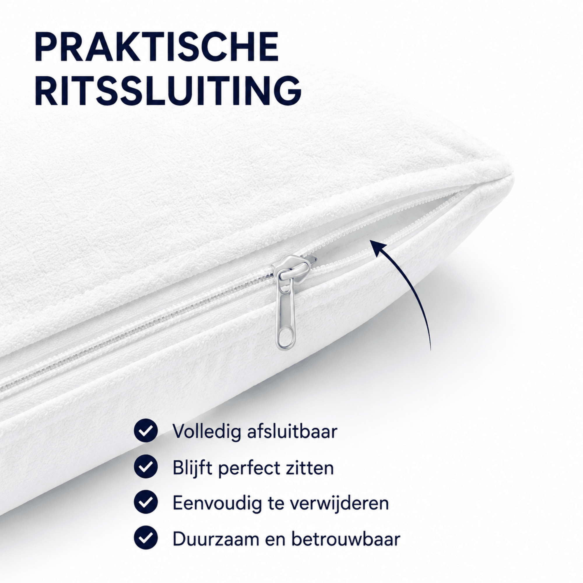Waterdichte Kussenslopen 2 - Pack – Katoen Comfort – Dreamhouse - Dromen & Wonen