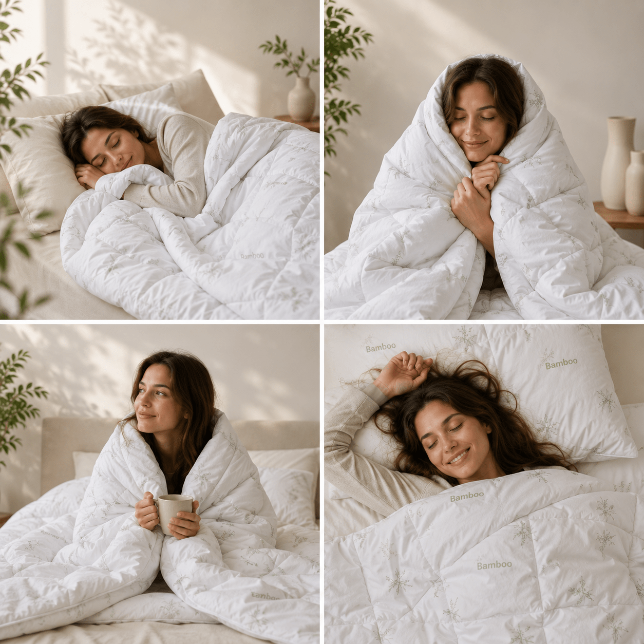 Zomerdekbed Bamboe – Bali Bamboo Touch | Ademend & Vochtregulerend - Dromen & Wonen