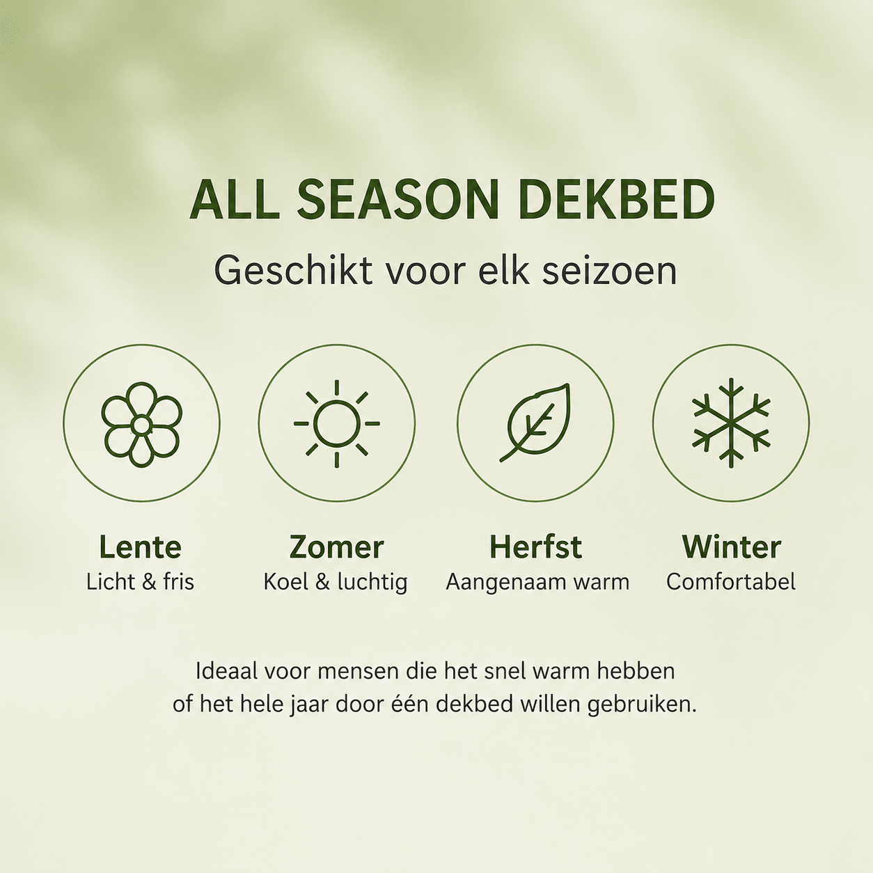 Zomerdekbed Bamboe – Bali Bamboo Touch | Ademend & Vochtregulerend - Dromen & Wonen