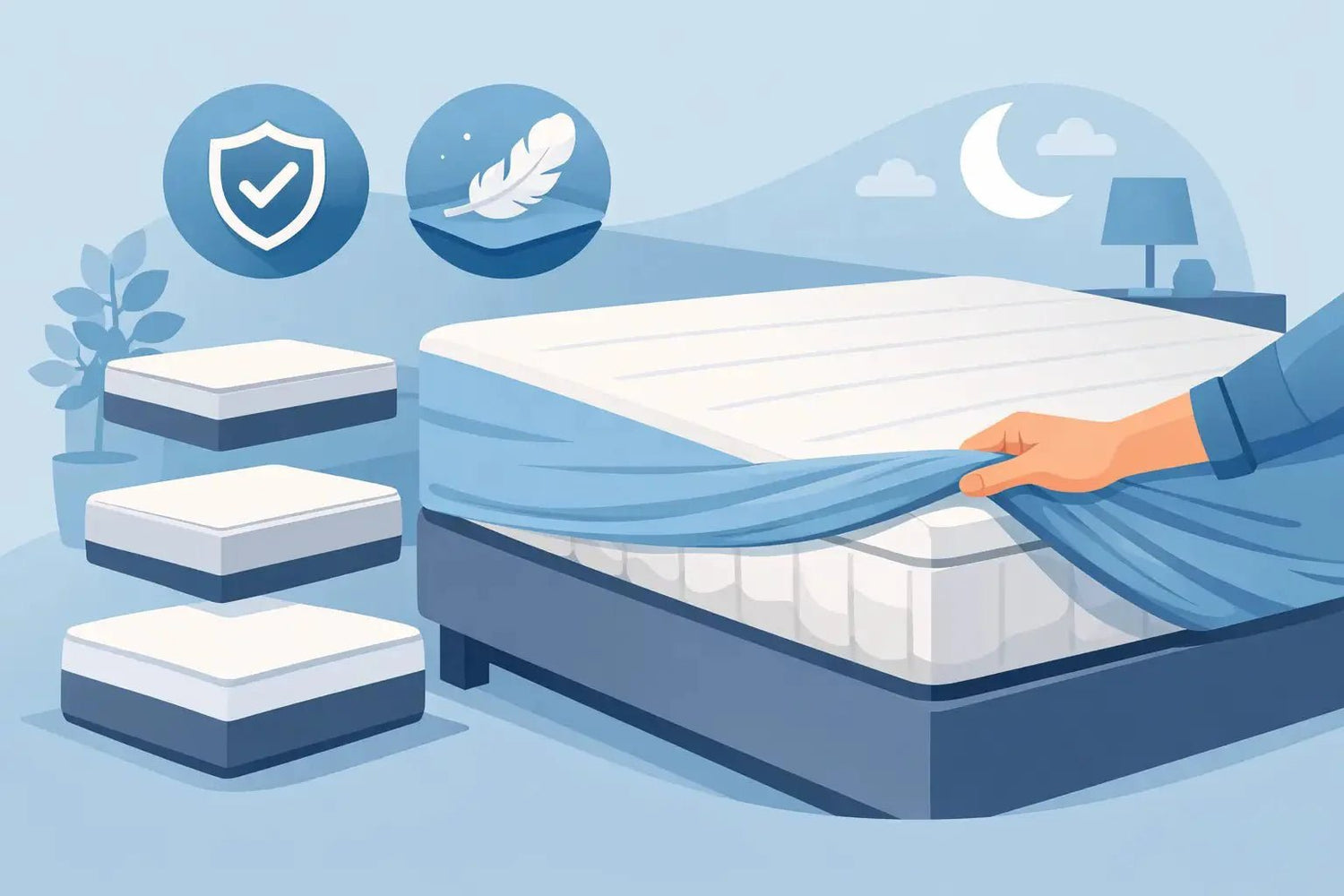 Beste hoeslaken hoge matras kiezen - Dromen & Wonen