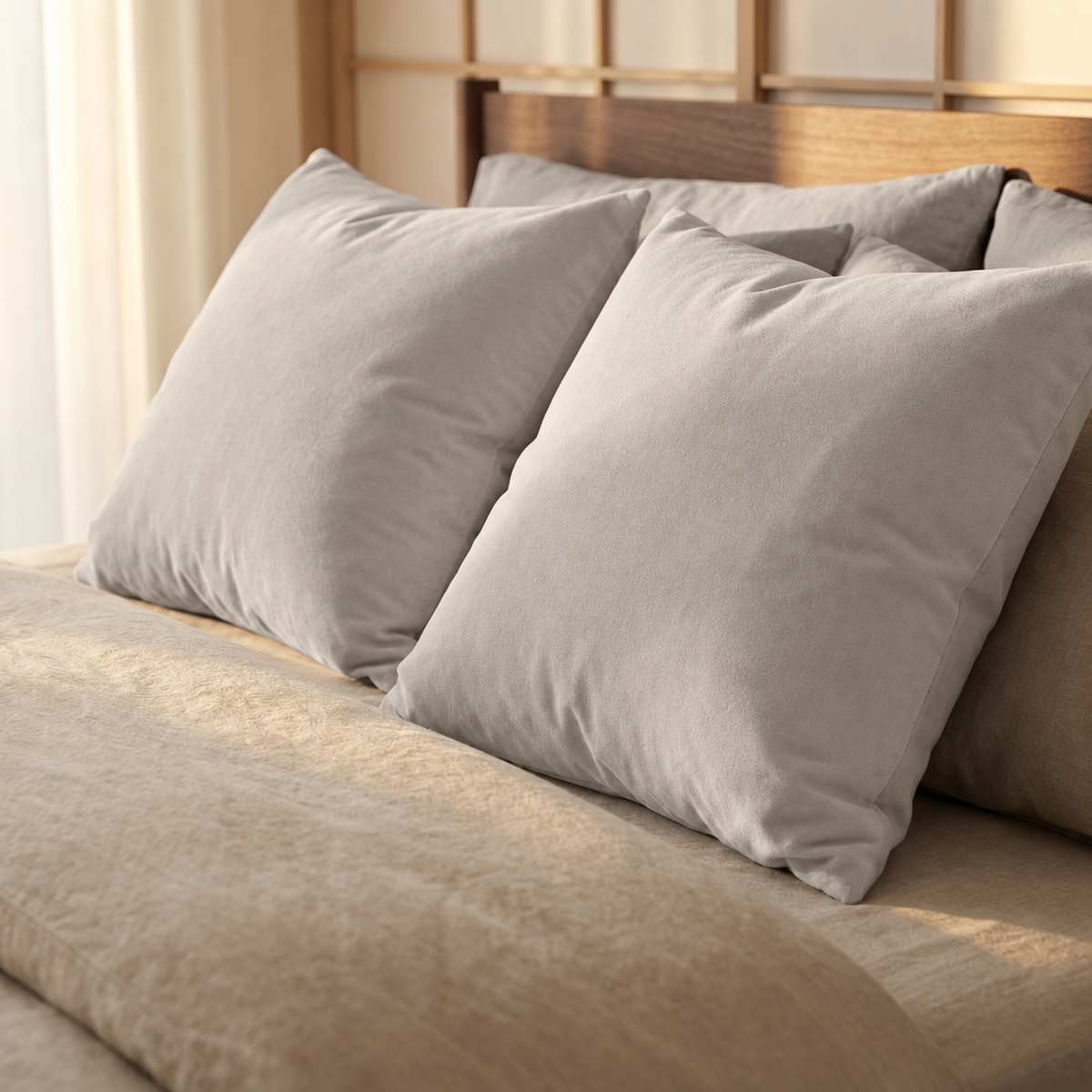 Primaviera Deluxe Kussenslopen – Perkal Hotel – Taupe (2-Pack)