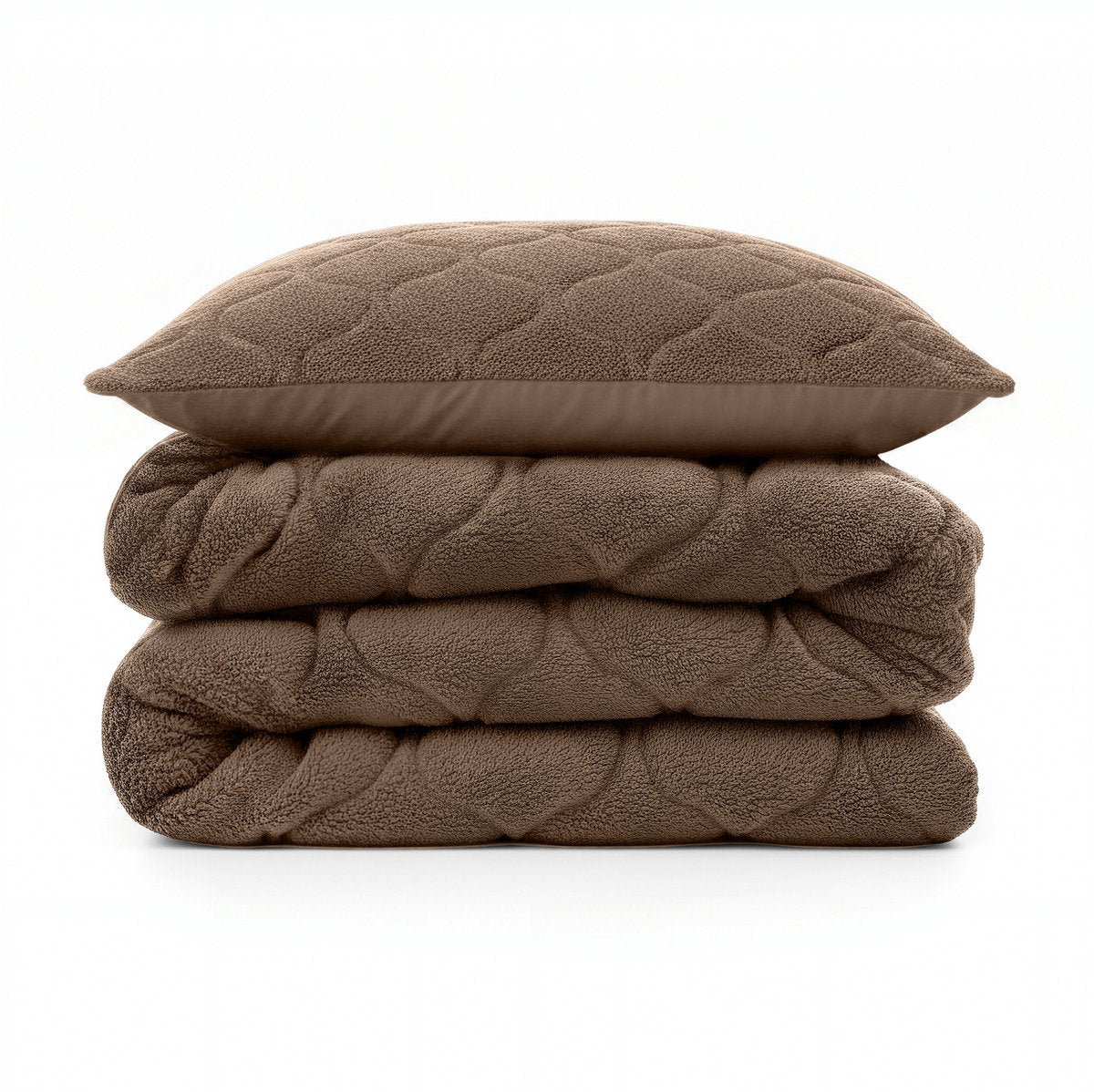 Sleeptime Dekbed en Overtrek in 1 - Teddy - Taupe/Bruin