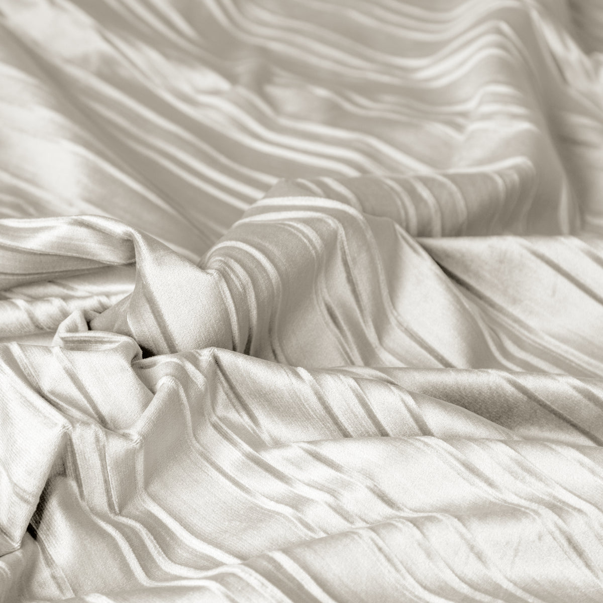 Beige velvet dekbedovertrek van Sleeptime, Lining-design