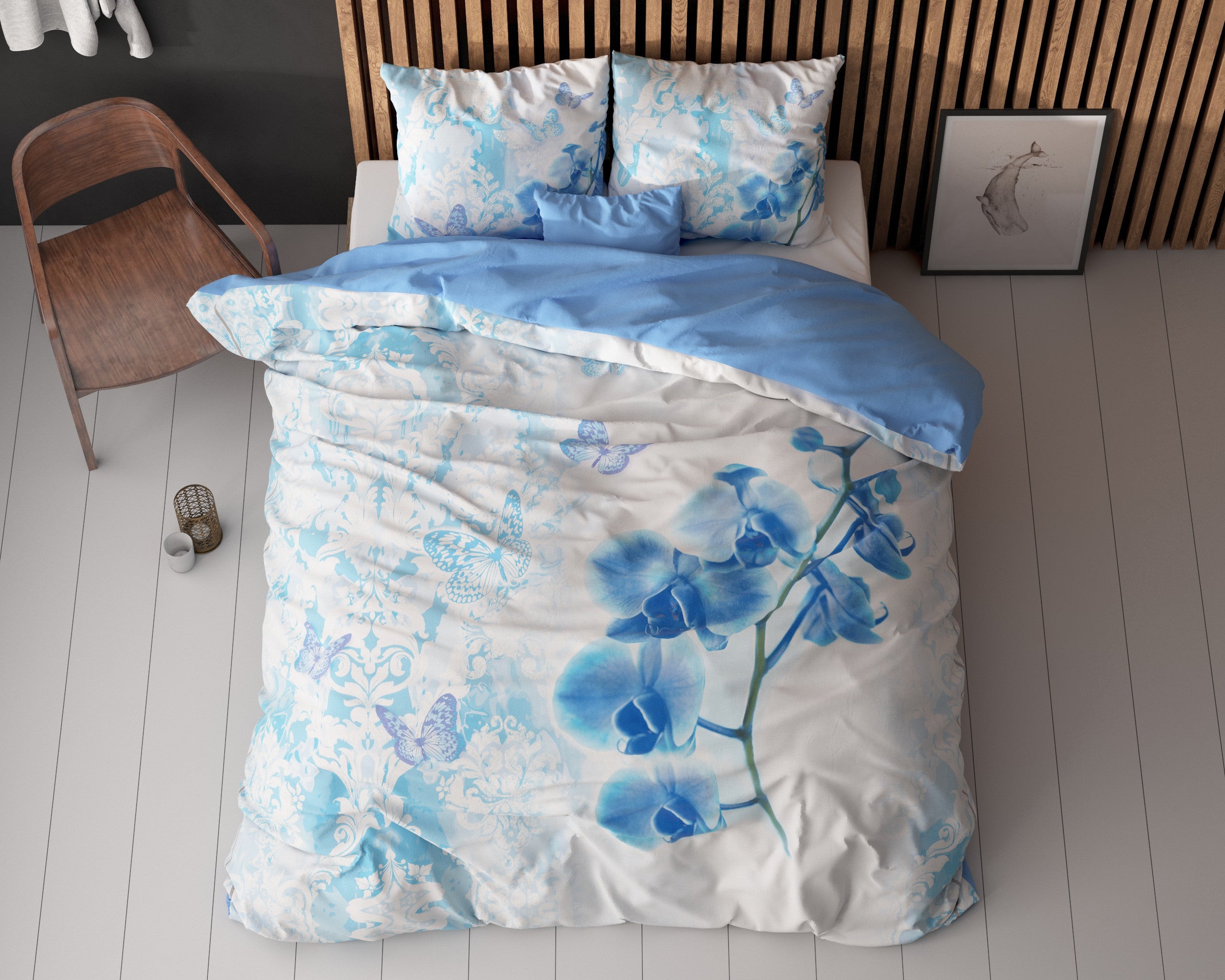 Sleeptime Dream Orchid Turquoise Dekbedovertrek