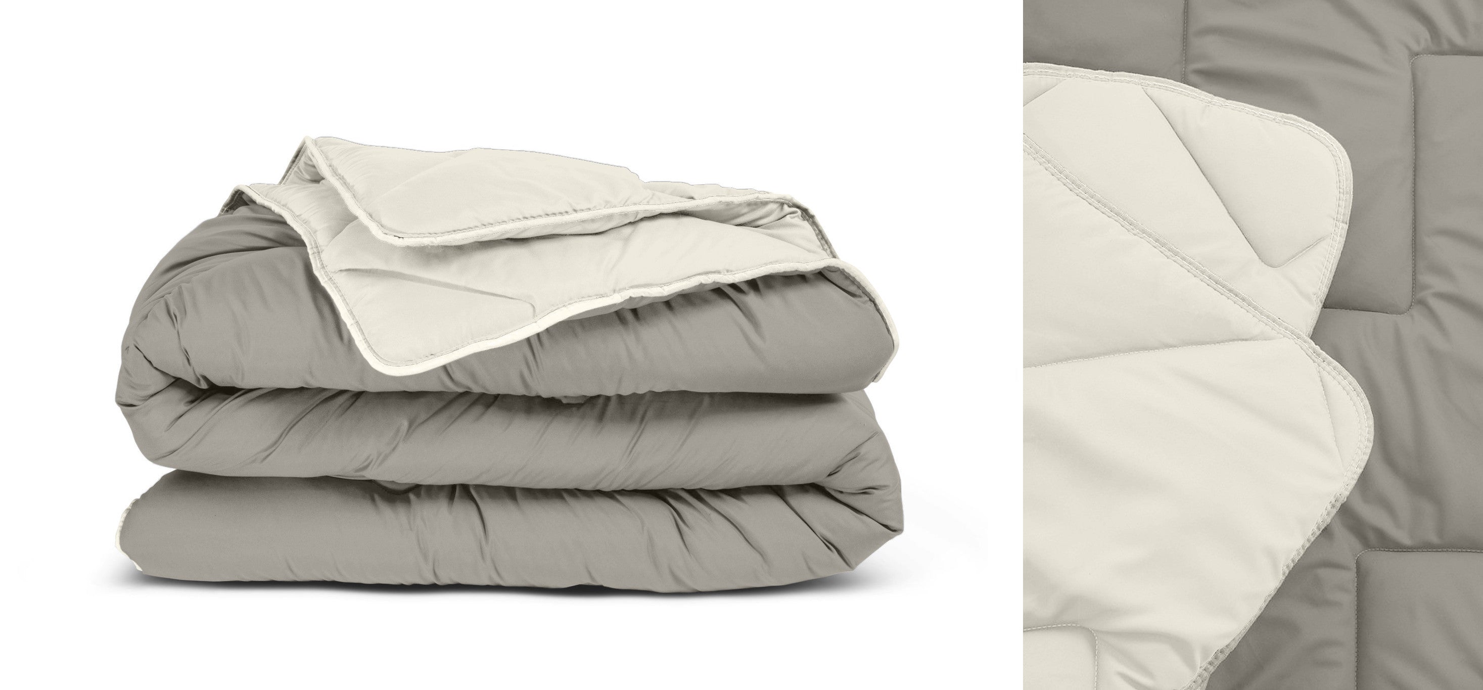 Sleeptime Dekbed en Overtrek in 1 - Creme/Kaki