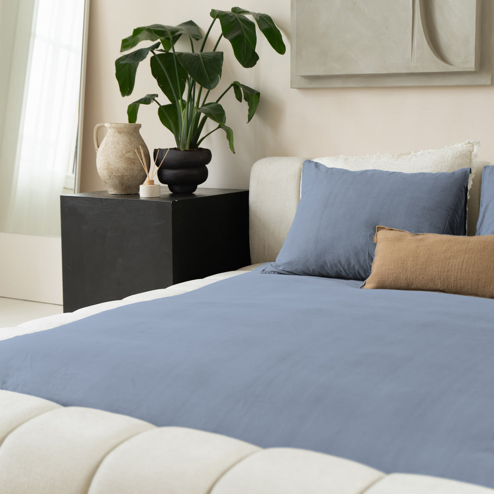 Dreamhouse Denim Stone Washed Blauw Dekbedovertrek