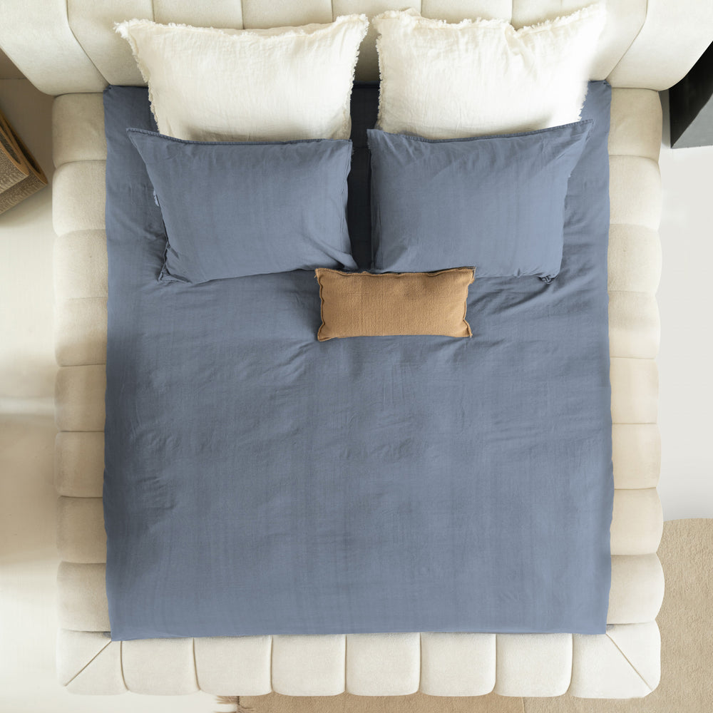 Dreamhouse Denim Stone Washed Blauw Dekbedovertrek