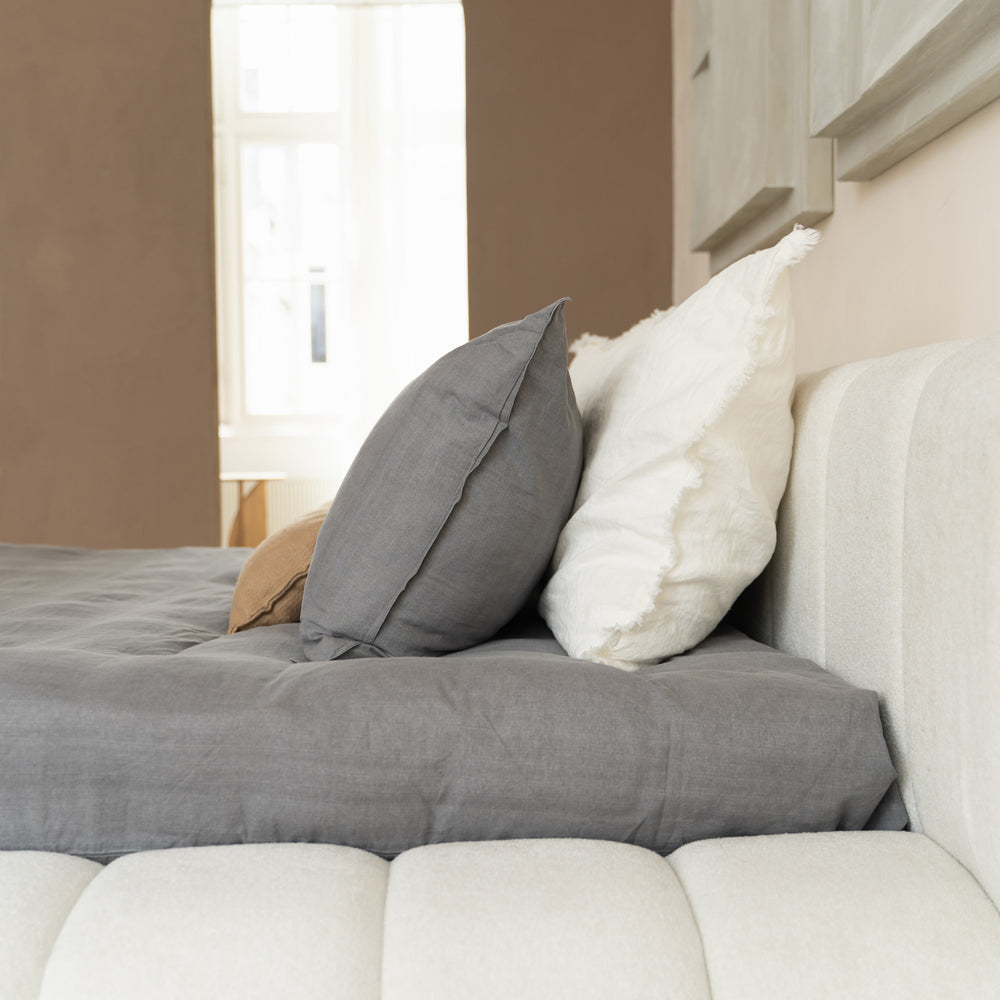 Dreamhouse Denim Stone Washed Antraciet Dekbedovertrek
