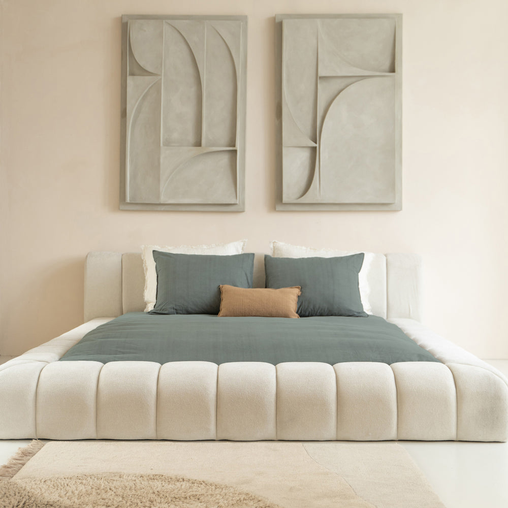 Dreamhouse Denim Stone Washed Groen Dekbedovertrek