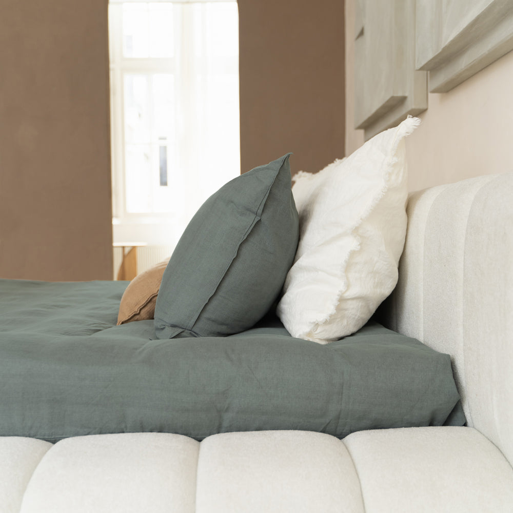 Dreamhouse Denim Stone Washed Groen Dekbedovertrek