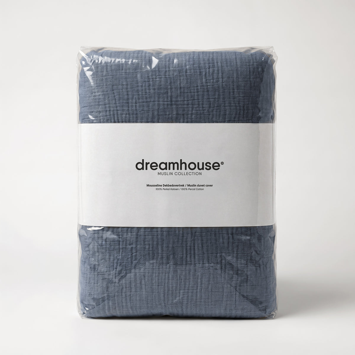 Mousseline dekbedovertrek blauw 100% katoen – Dreamhouse – foto 7