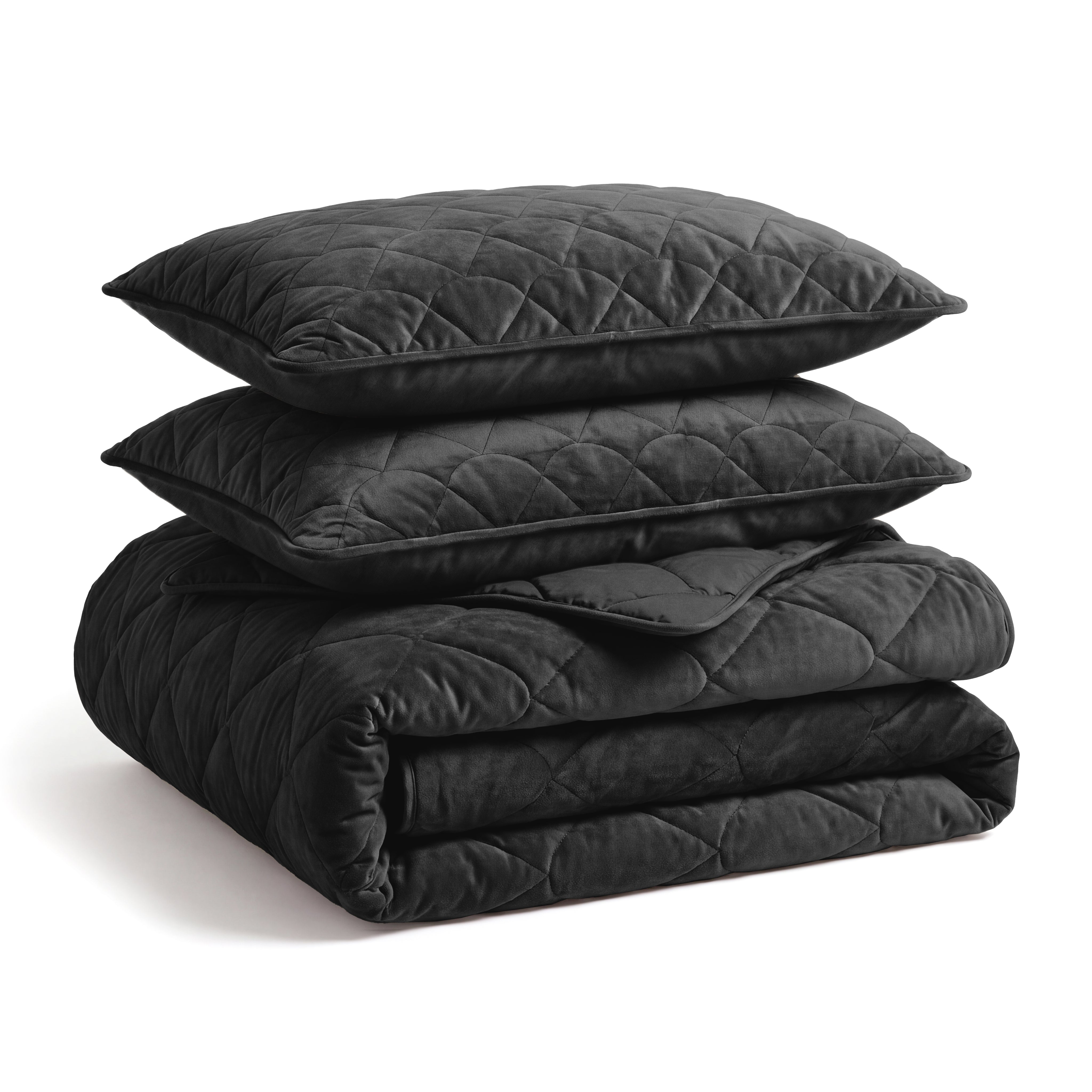Sleeptime Dekbed en Overtrek in 1 - Velvet - Zwart