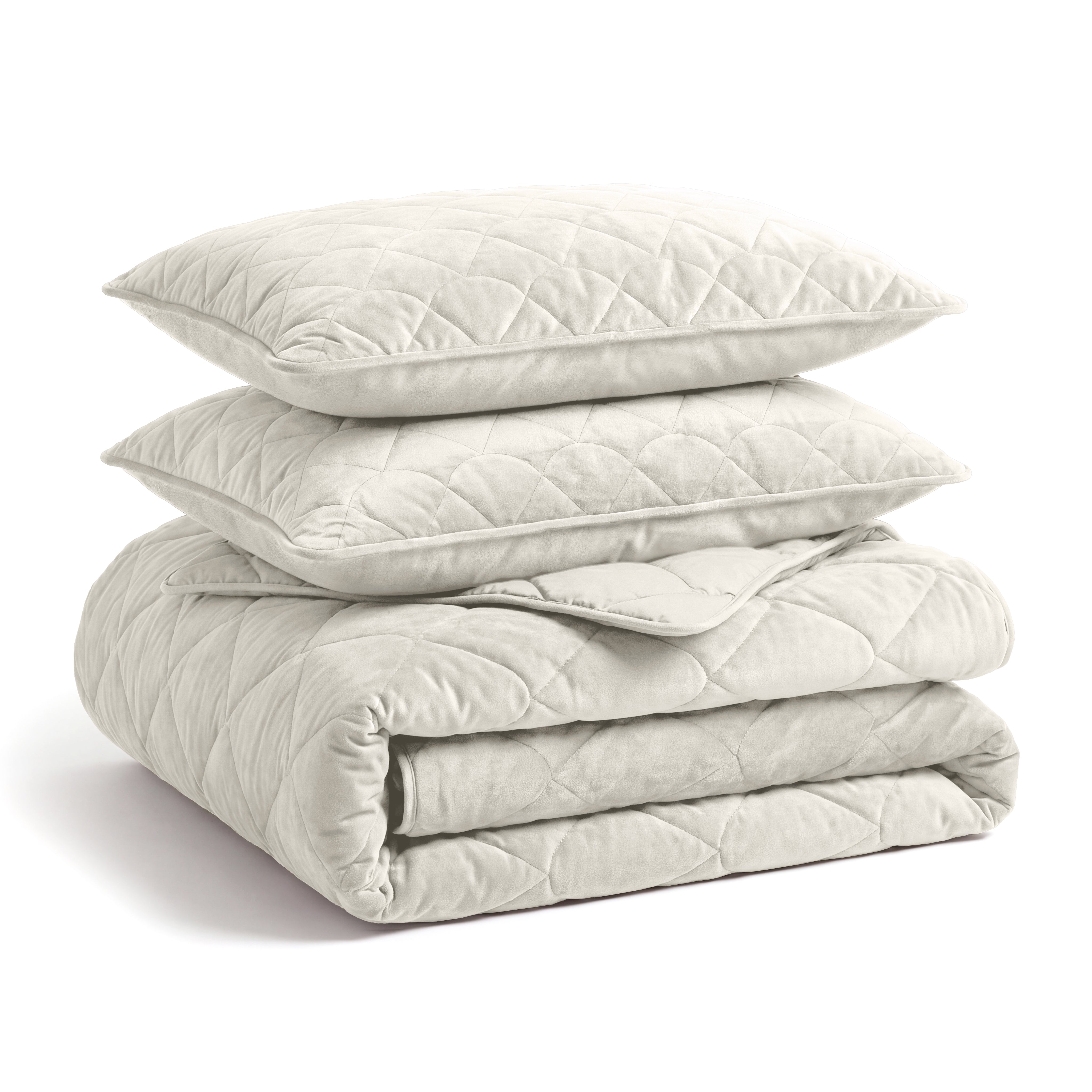 Sleeptime Dekbed en Overtrek in 1 - Velvet - Beige