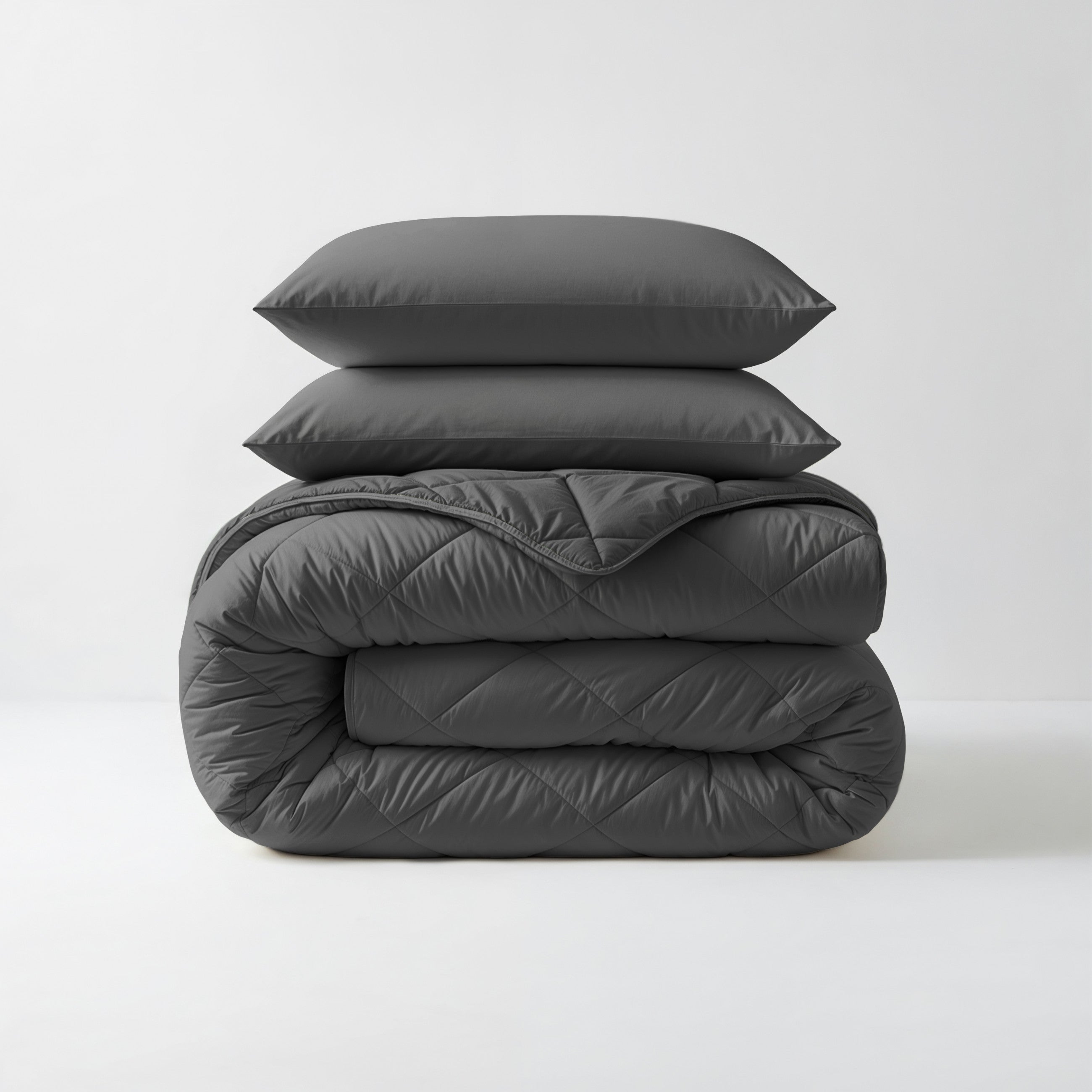 Sleeptime Dekbed en Overtrek in 1 - Diamond - Antraciet