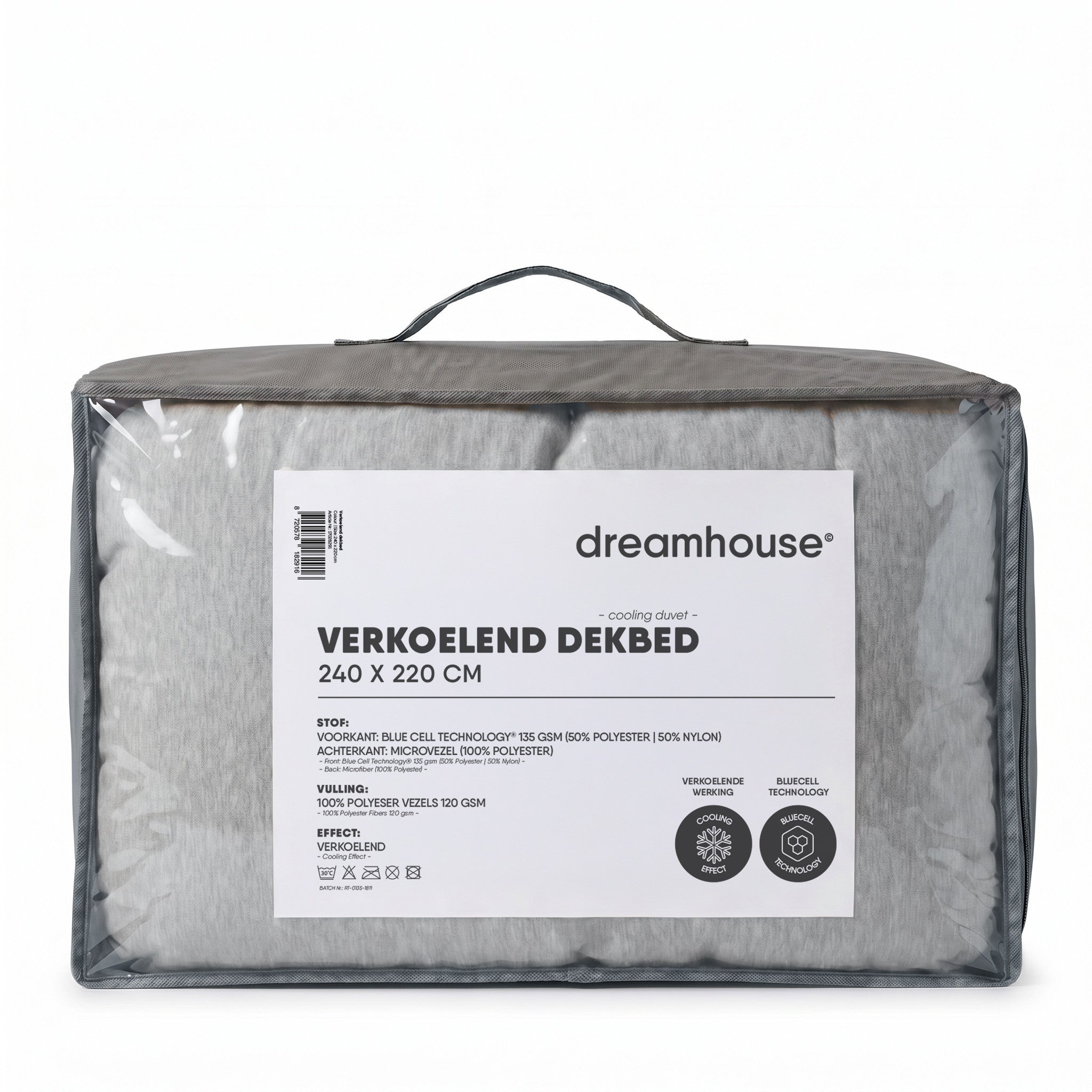Koel zomerdekbed Dreamhouse antraciet sfeerfoto
