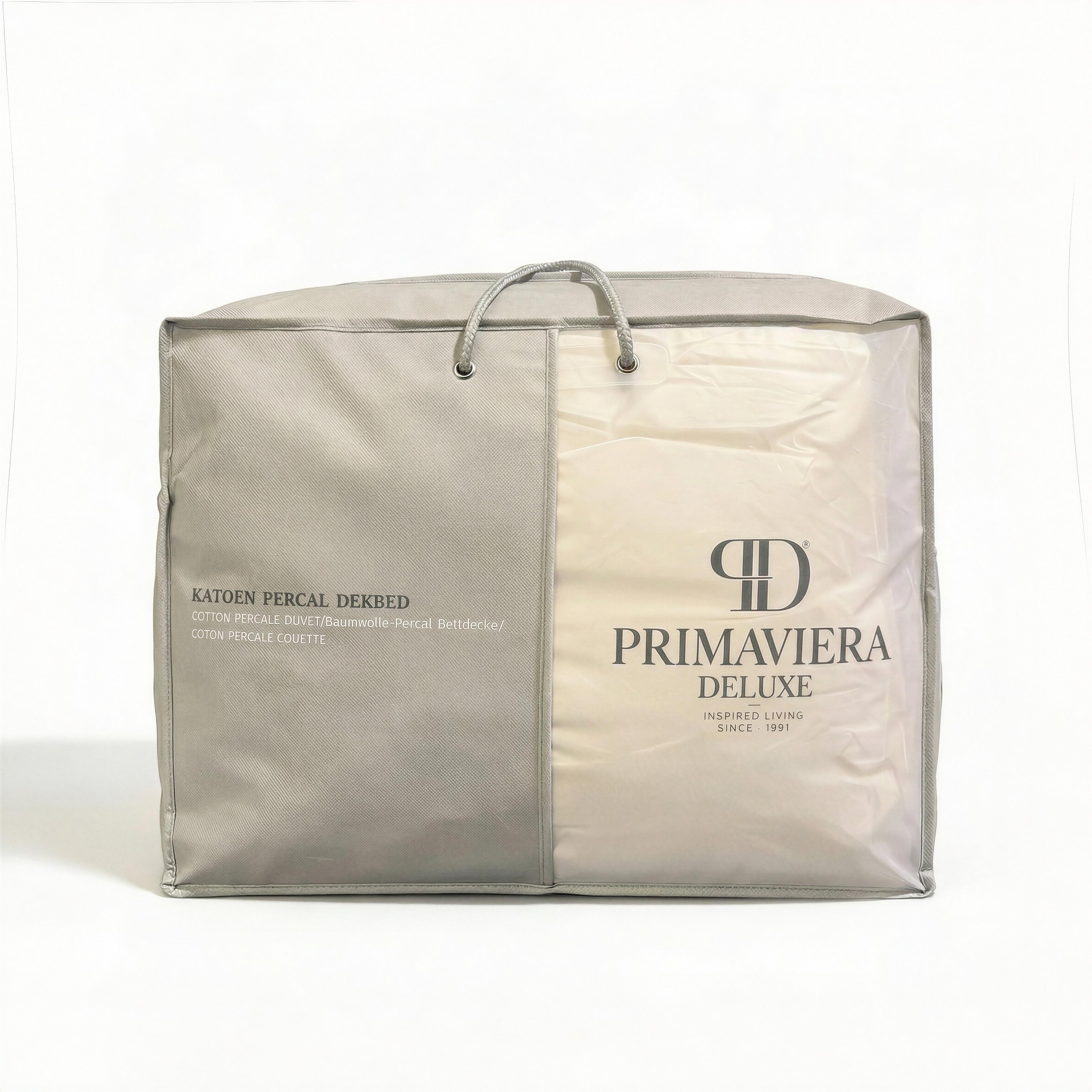 Primaviera Deluxe Dekbed en Overtrek in 1 – Perkal Hotel – Beige