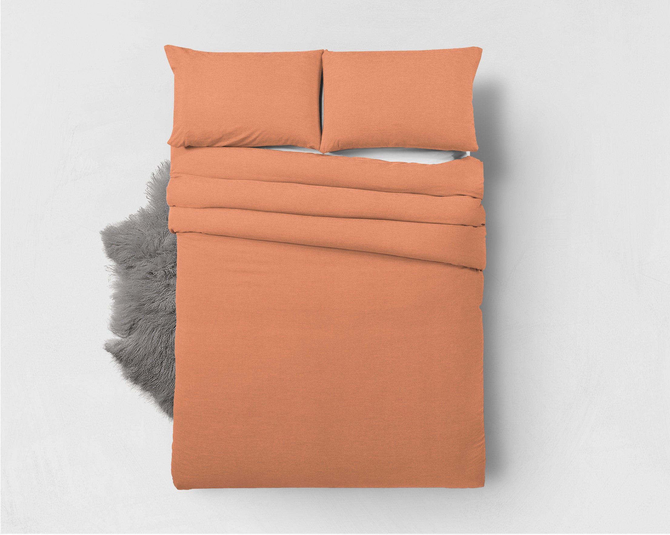 Zensation Bamboo Touch Oranje Dekbedovertrek