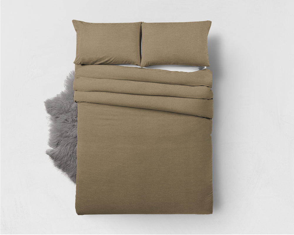 Zensation Bamboo Touch Taupe Dekbedovertrek