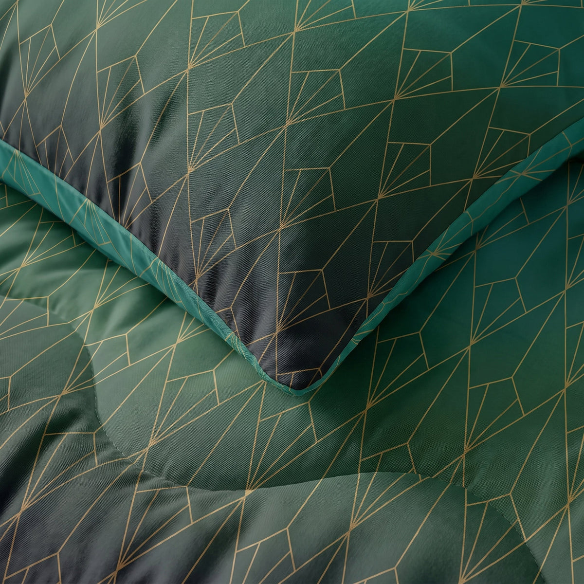 Dekbed en Overtrek in 1 – Bowen Groen – Sleeptime - Dromen & Wonen