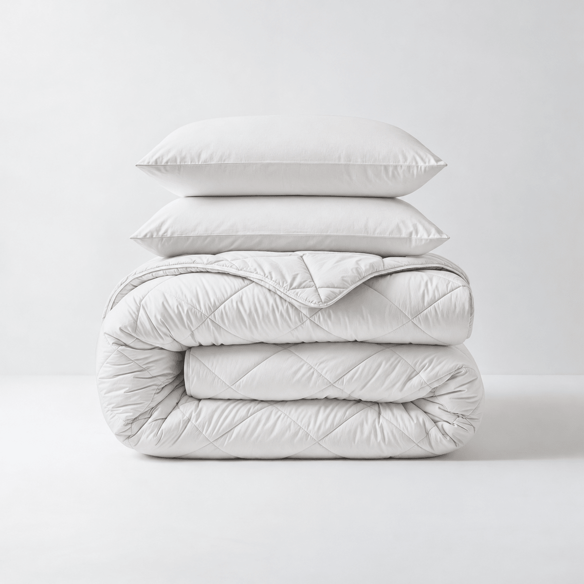 Dekbed en Overtrek in 1 - Diamond - Zacht & Wasbaar - Sleeptime - Beige - Dromen & Wonen