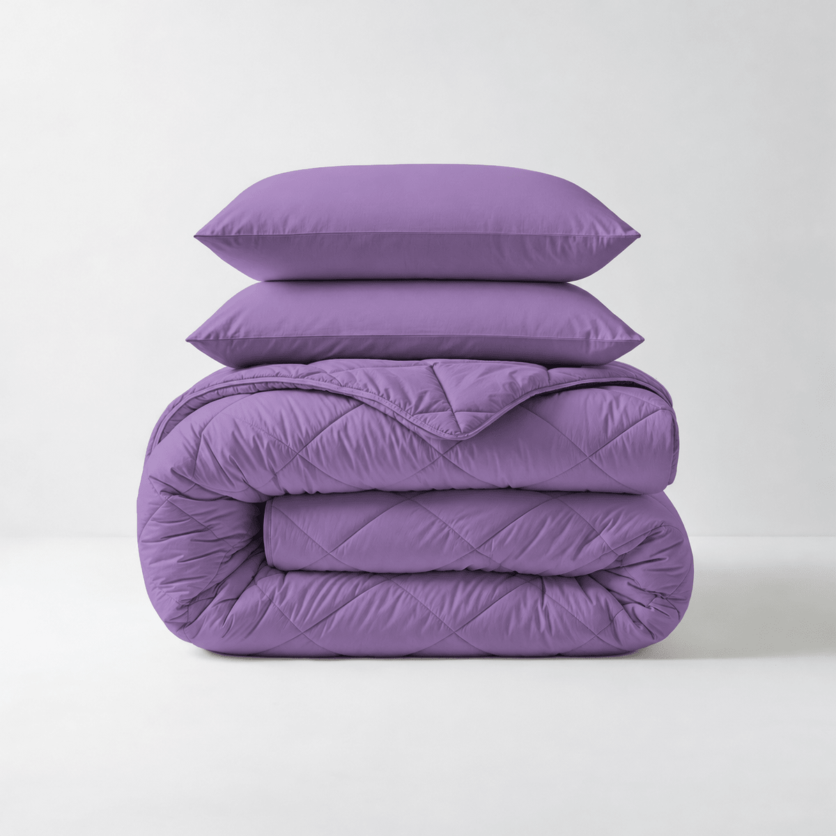 Dekbed en Overtrek in 1 - Diamond - Zacht & Wasbaar - Sleeptime - Lavendel - Dromen & Wonen