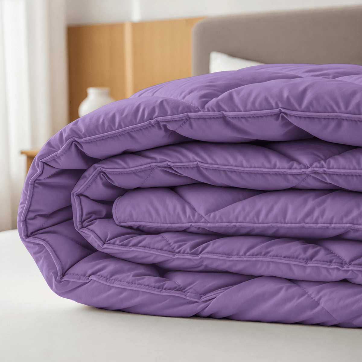 Dekbed en Overtrek in 1 - Diamond - Zacht & Wasbaar - Sleeptime - Lavendel - Dromen & Wonen