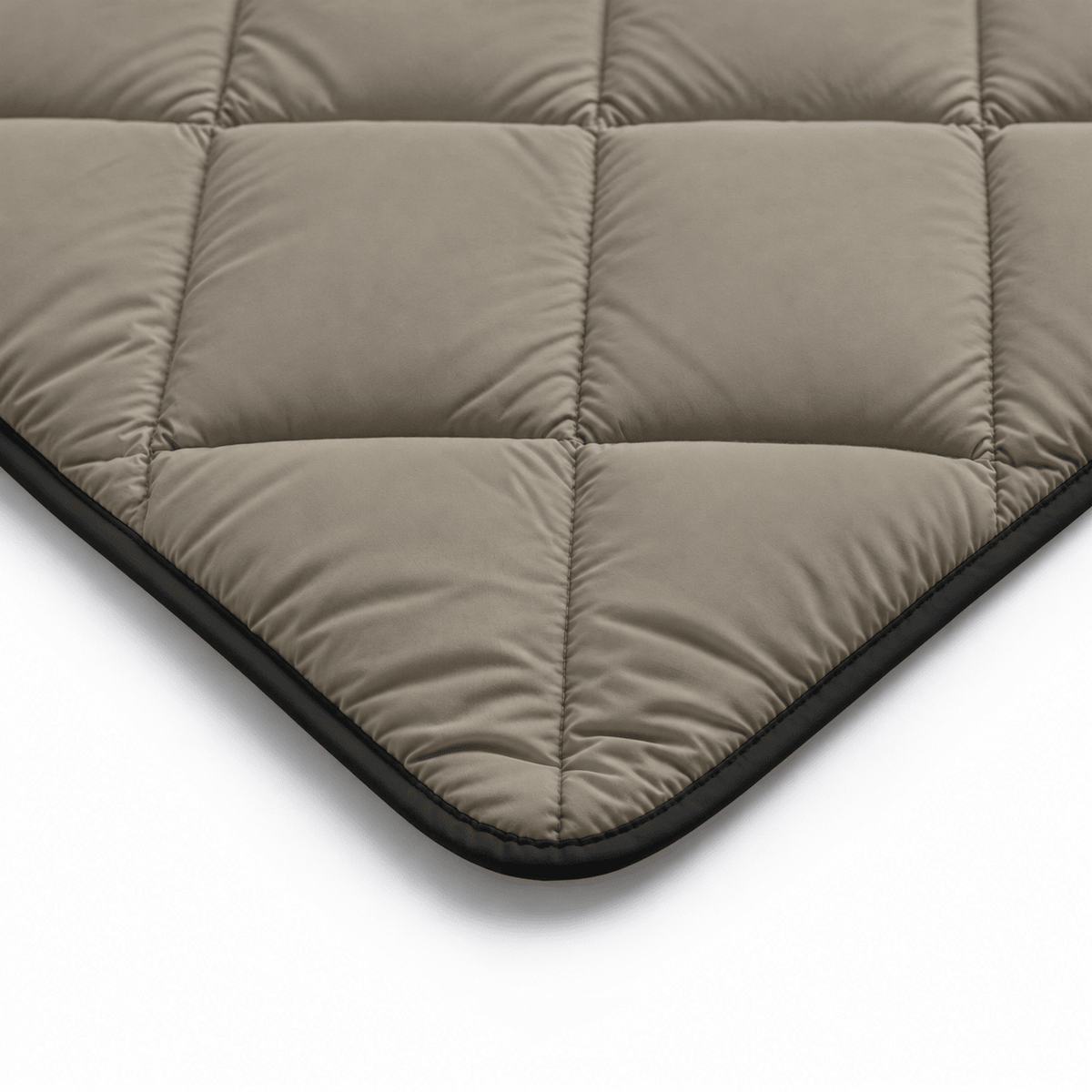 Dekbed en Overtrek in 1 - Diamond - Zacht & Wasbaar - Sleeptime - Taupe/Zwart - Dromen & Wonen