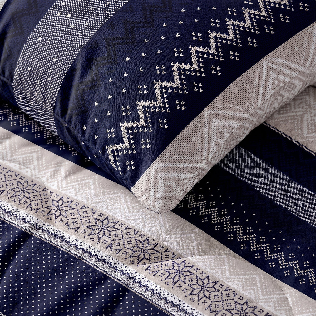 Dekbed en Overtrek in 1 – Elisabeth Navy – Sleeptime - Dromen & Wonen