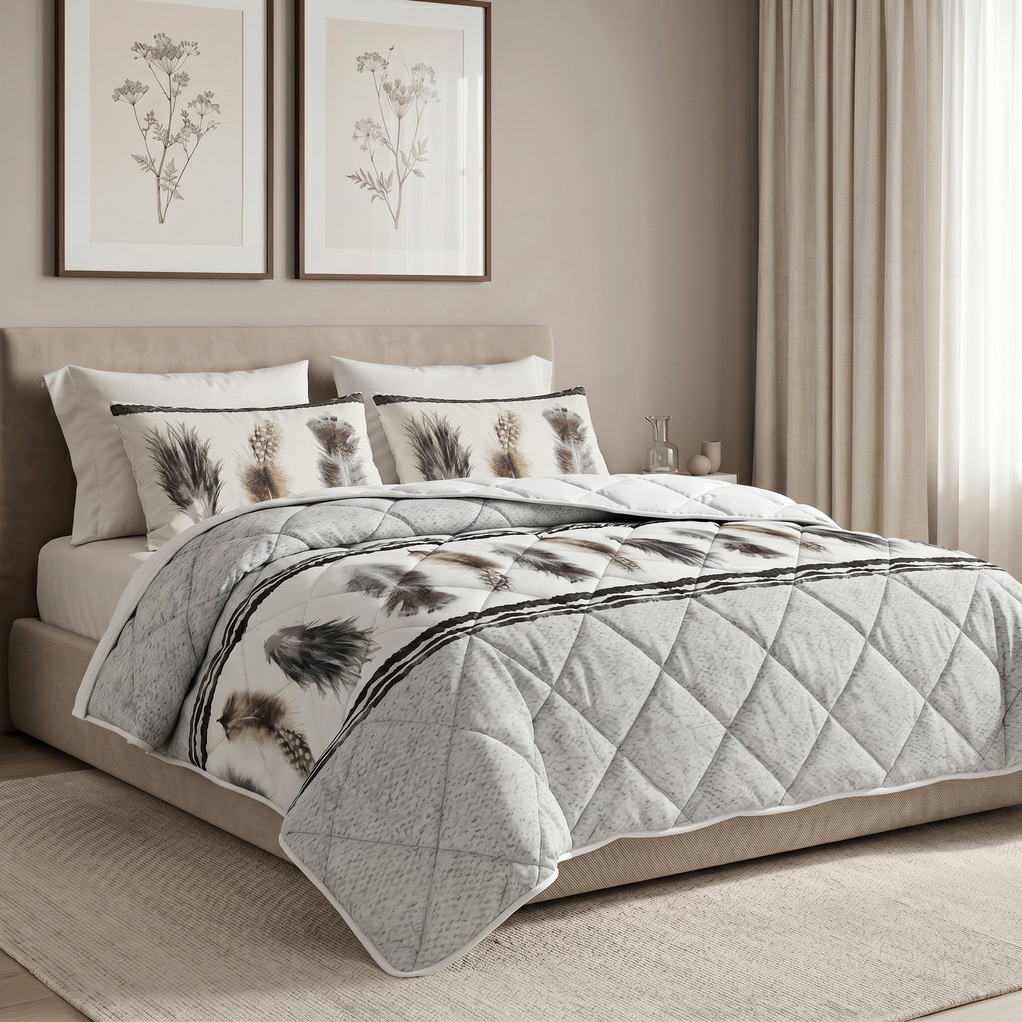 Dekbed en Overtrek in 1 – Feathers – Sleeptime - Dromen & Wonen